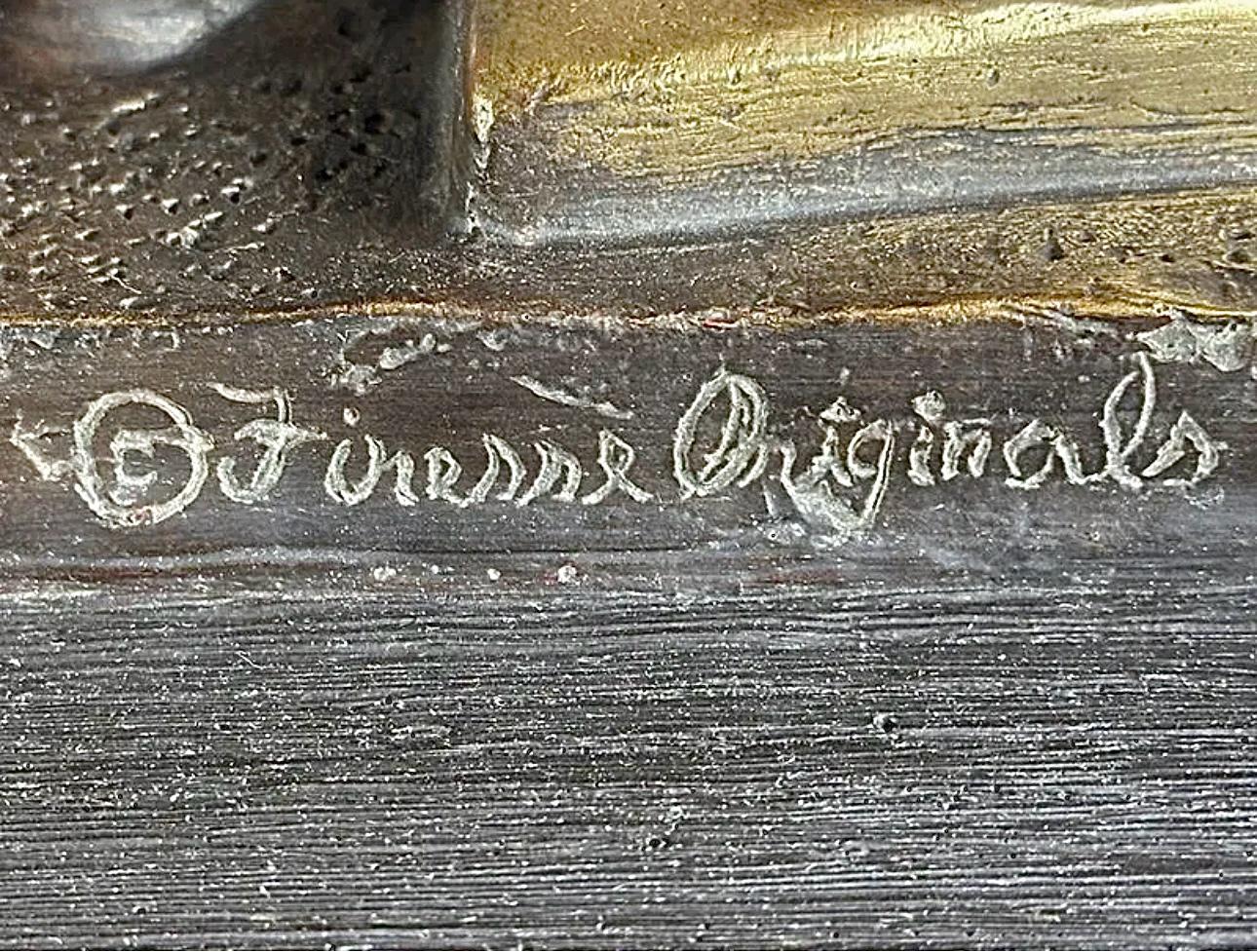 Frisman Vintage “Lovers” Huge Brutalist Fiberglass Wall Sculpture Espada for Finesse Originals