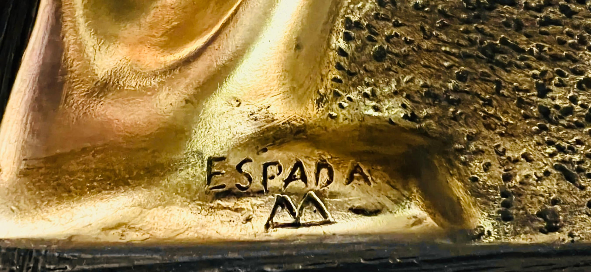 Frisman Vintage “Lovers” Huge Brutalist Fiberglass Wall Sculpture Espada for Finesse Originals