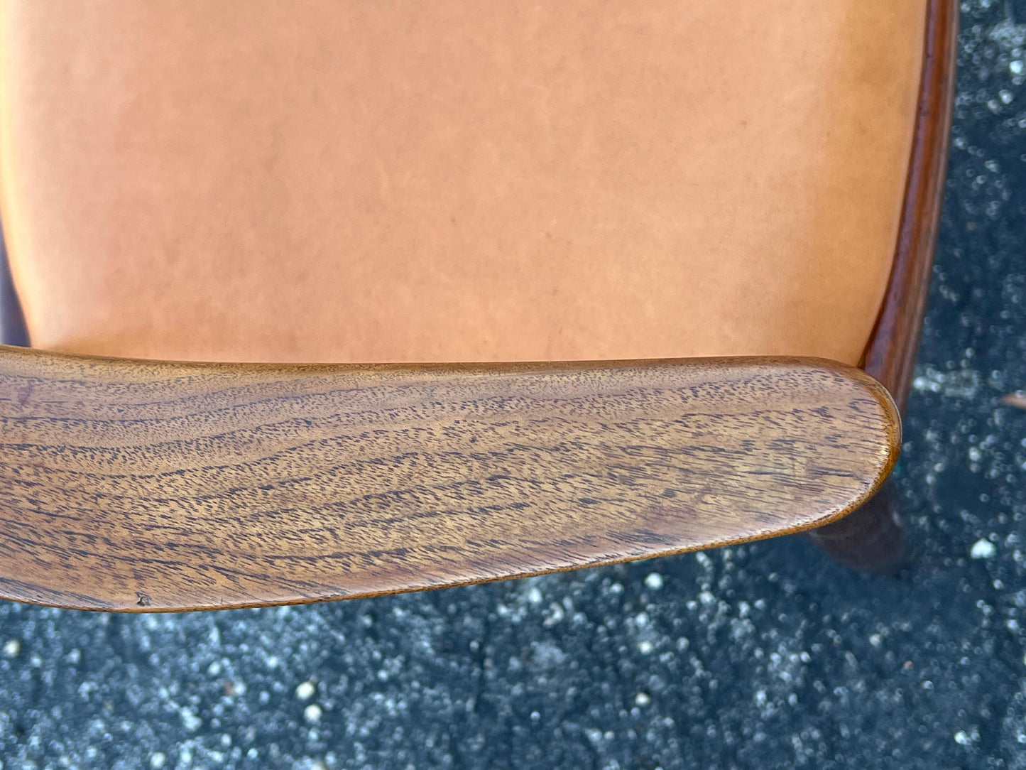 Frisman Vintage Vintage Hans Wegner "The" Chair Johannes Hansen Teak Danish Patina