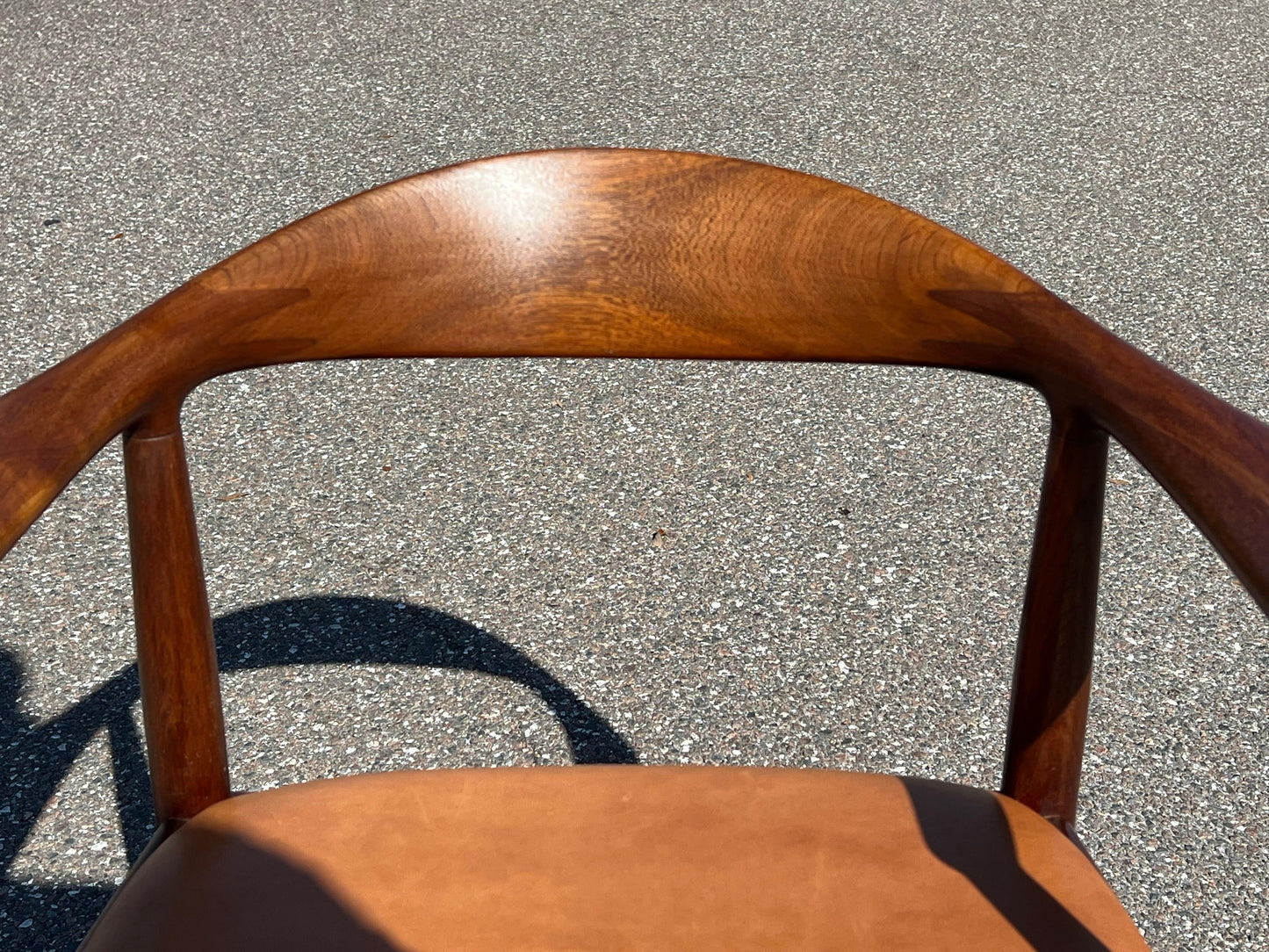 Frisman Vintage Vintage Hans Wegner "The" Chair Johannes Hansen Teak Danish Patina