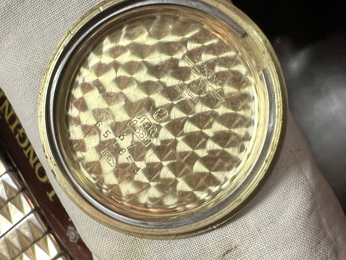 Frisman Vintage Longines 14k Gold Watch Tropical Patina Ca' 1953