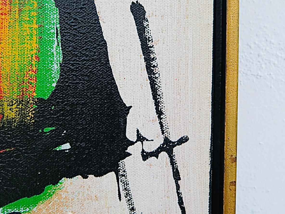 Frisman Vintage Vintage Abstract Mid Century Modern Lee Reynolds insp Oil Butterfly Painting