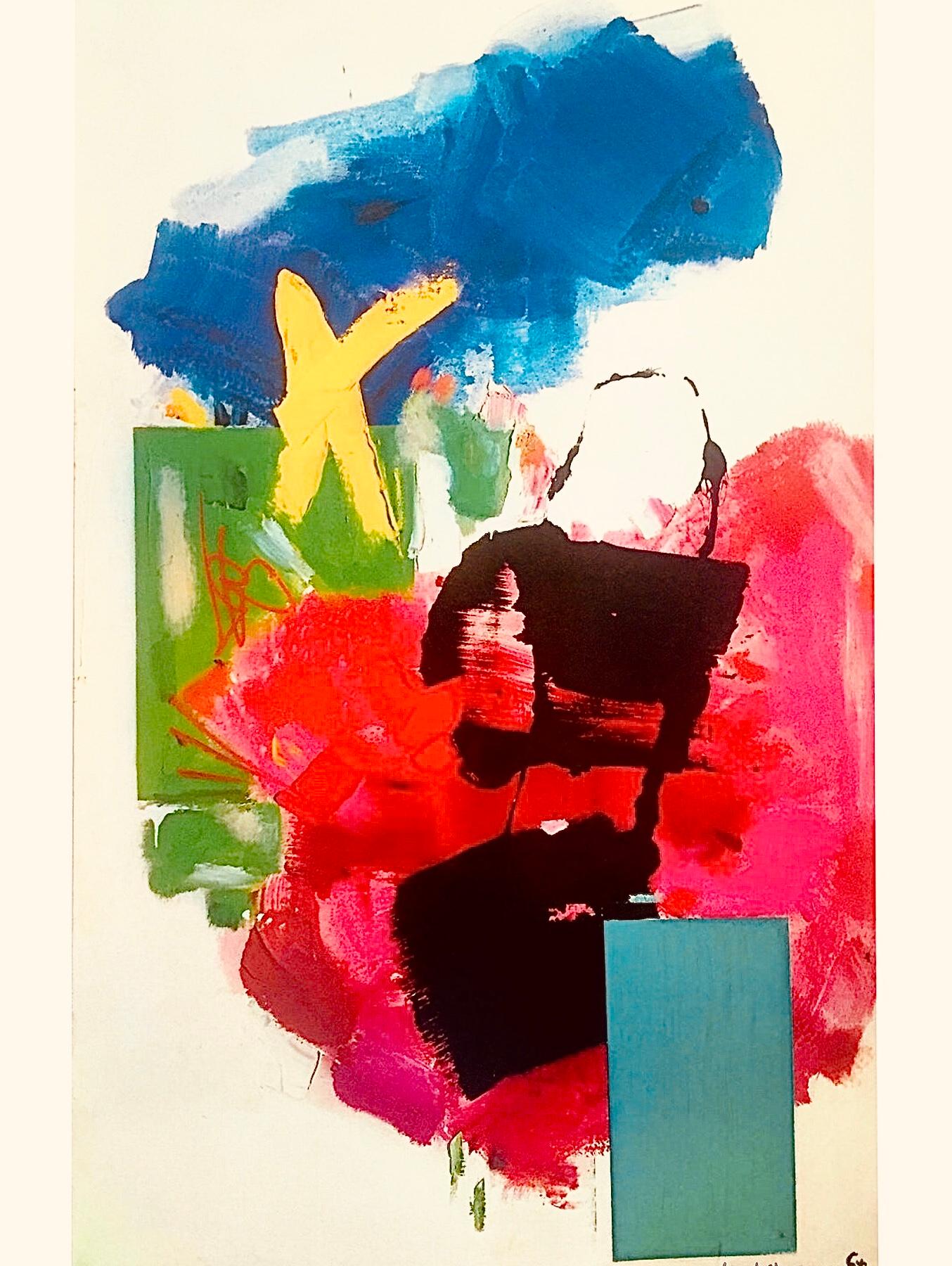 Frisman Vintage Vtg Signed Hans Hofmann Exhibition Lithograph Poster Ltd Ed 250 Emmerich Gallery