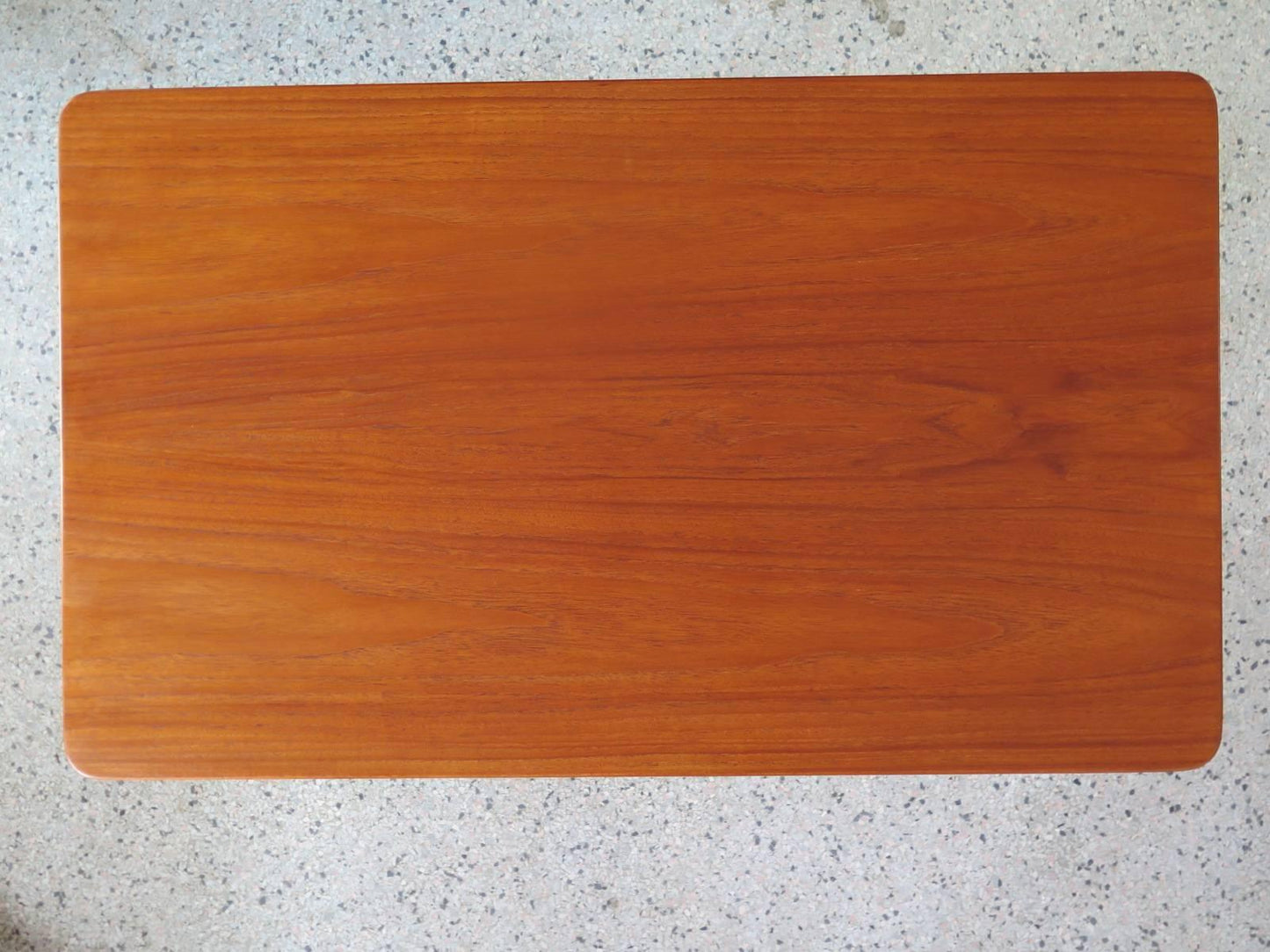 Frisman Vintage Hans Wegner Occasional Table for Andreas Tuck with Brass Stretchers
