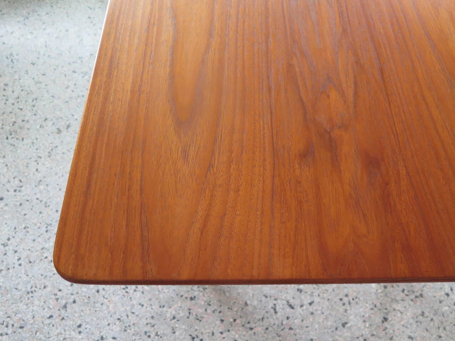 Frisman Vintage Hans Wegner Occasional Table for Andreas Tuck with Brass Stretchers