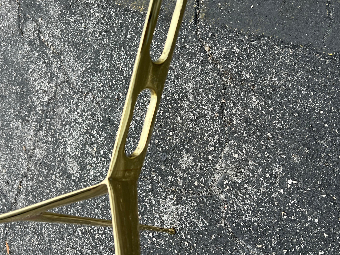 Frisman Vintage Cesare Lacca Sculpted Brass Coffee Table