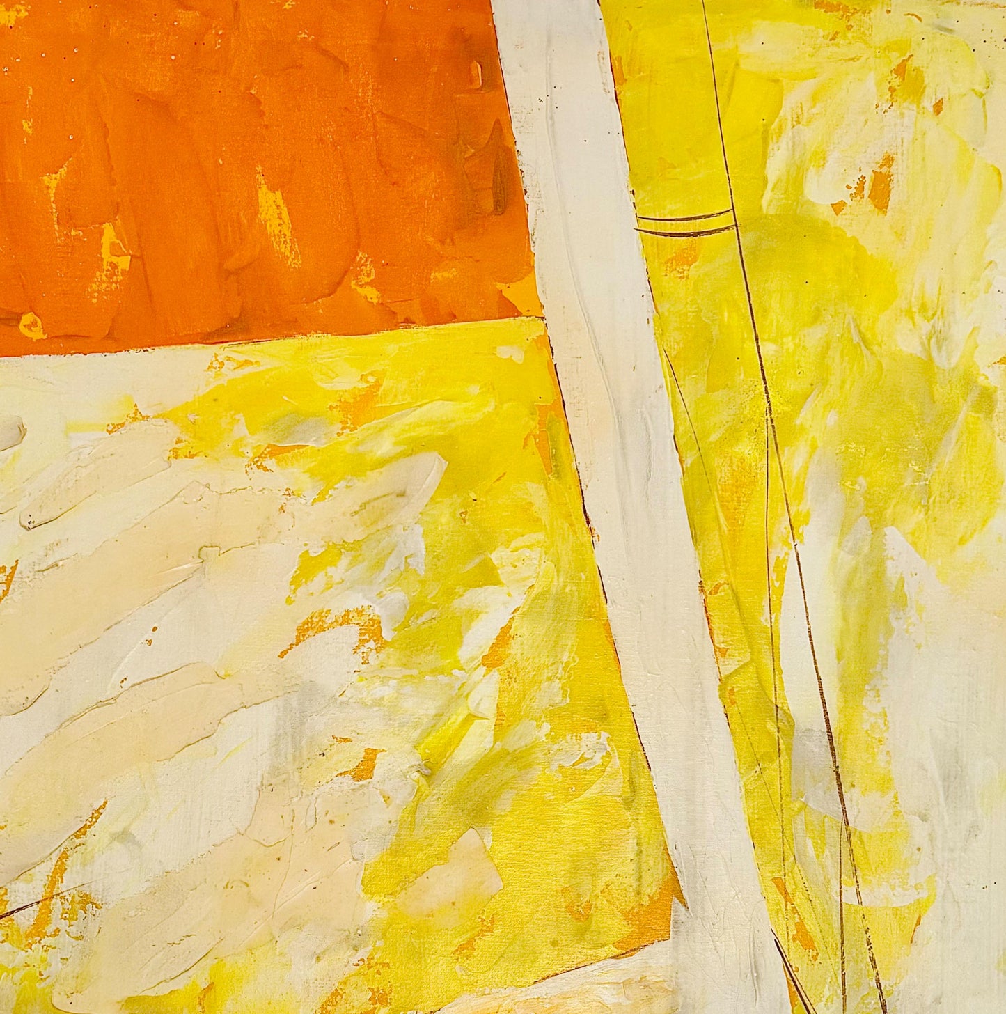 Frisman Vintage Pat McAlevey Mid Century Modern Abstract “Full Sail” Sailboat Race Oil Painting