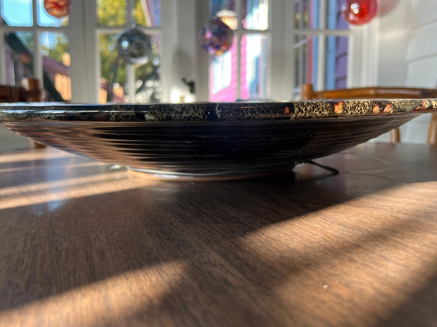Frisman Vintage Charlie Parker Organic Brown Ceramic Charger
