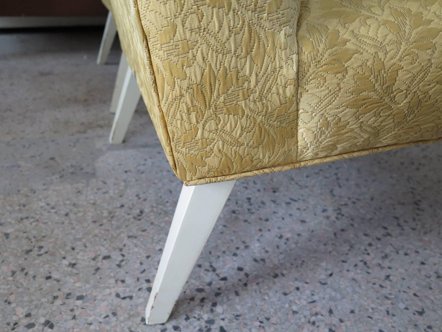 Frisman Vintage Pair of Classic Slipper Chairs by Kroehler
