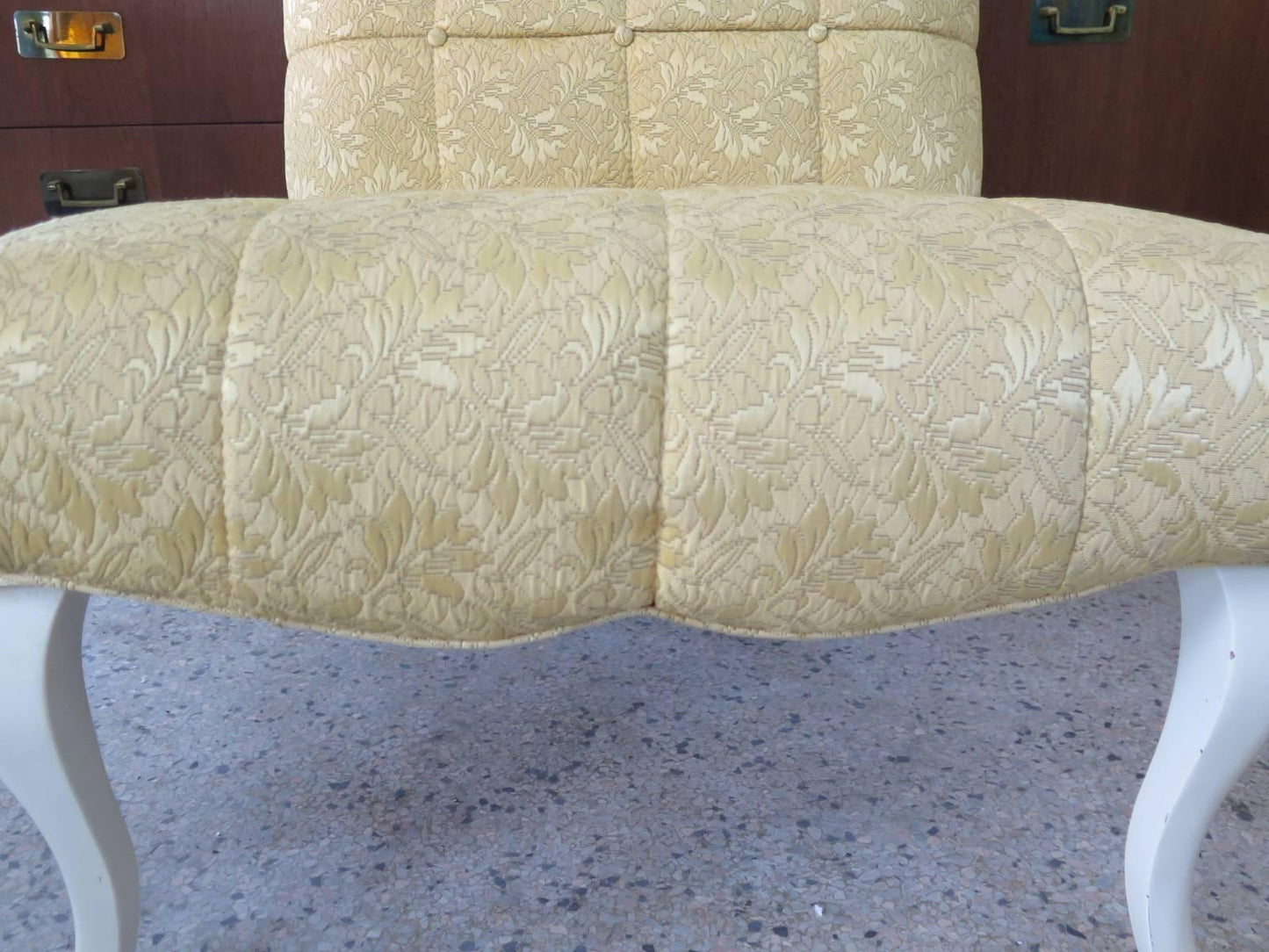 Frisman Vintage Pair of Classic Slipper Chairs by Kroehler
