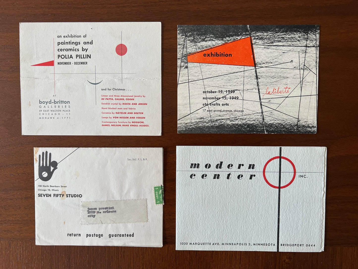 Frisman Vintage Rare Collection Of Ephemera And Postcards ca’1940’s By Frank Barr