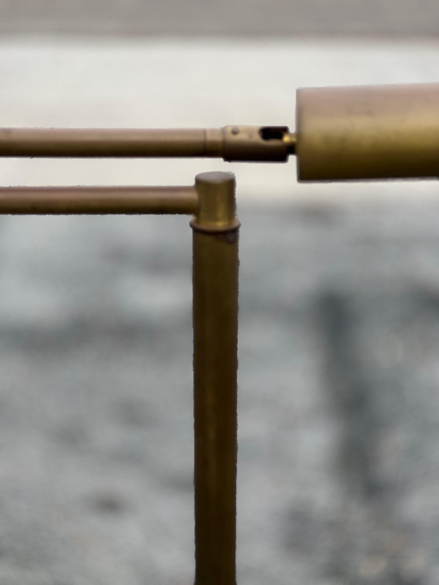 Frisman Vintage Articulated Brass Floor Lamps By Koch & Lowy