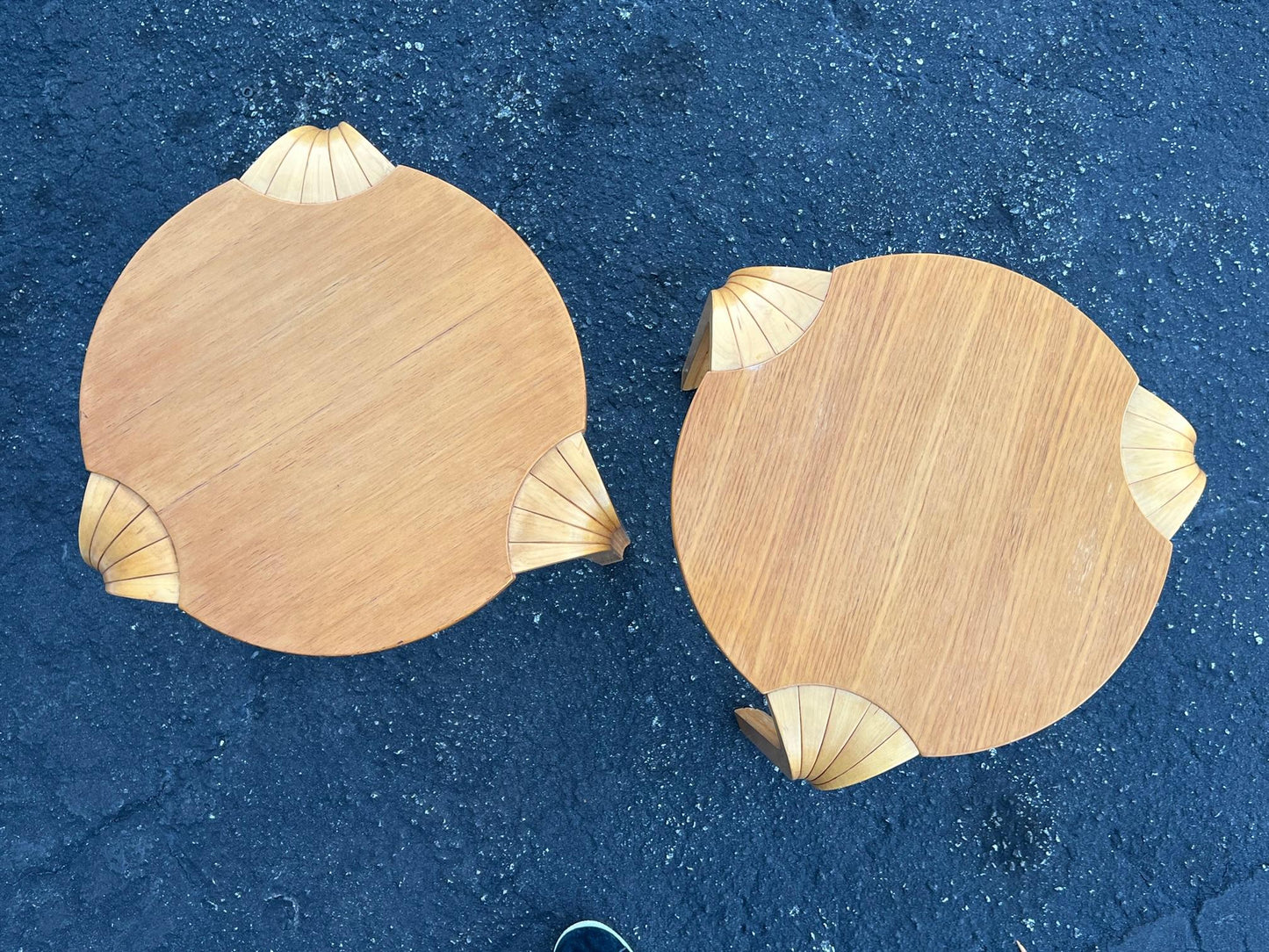 Frisman Vintage A Pair Of Vintage Alvar Aalto Fan Leg Stools ca' 1970'sq