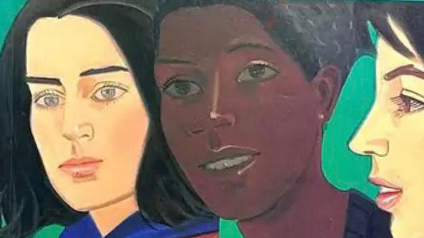 Frisman Vintage 70s Original Alex Katz Exhibition NOW Poster Womens Equal Rights Amendments ERA
