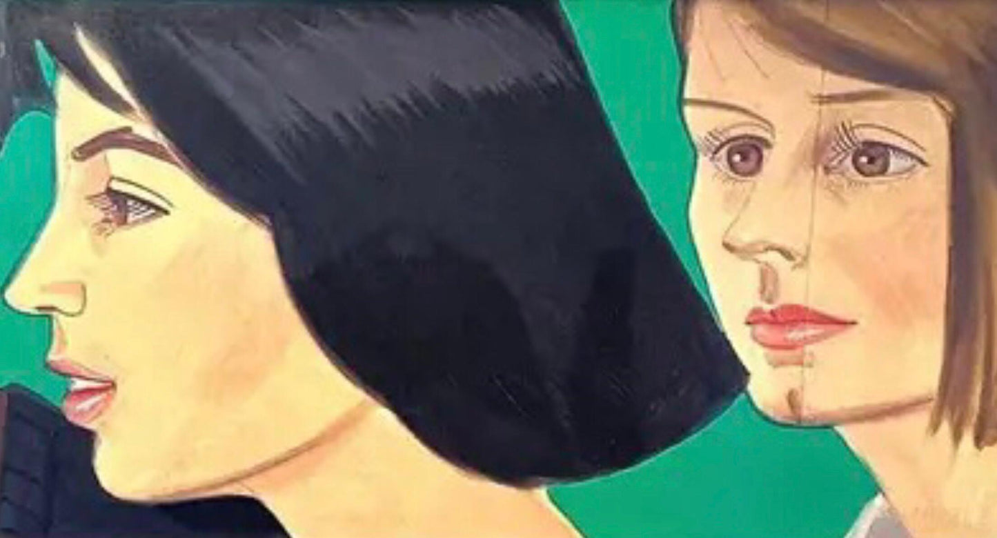 Frisman Vintage 70s Original Alex Katz Exhibition NOW Poster Womens Equal Rights Amendments ERA