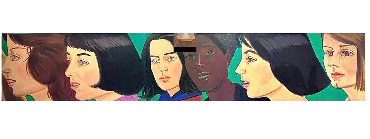 Frisman Vintage 70s Original Alex Katz Exhibition NOW Poster Womens Equal Rights Amendments ERA