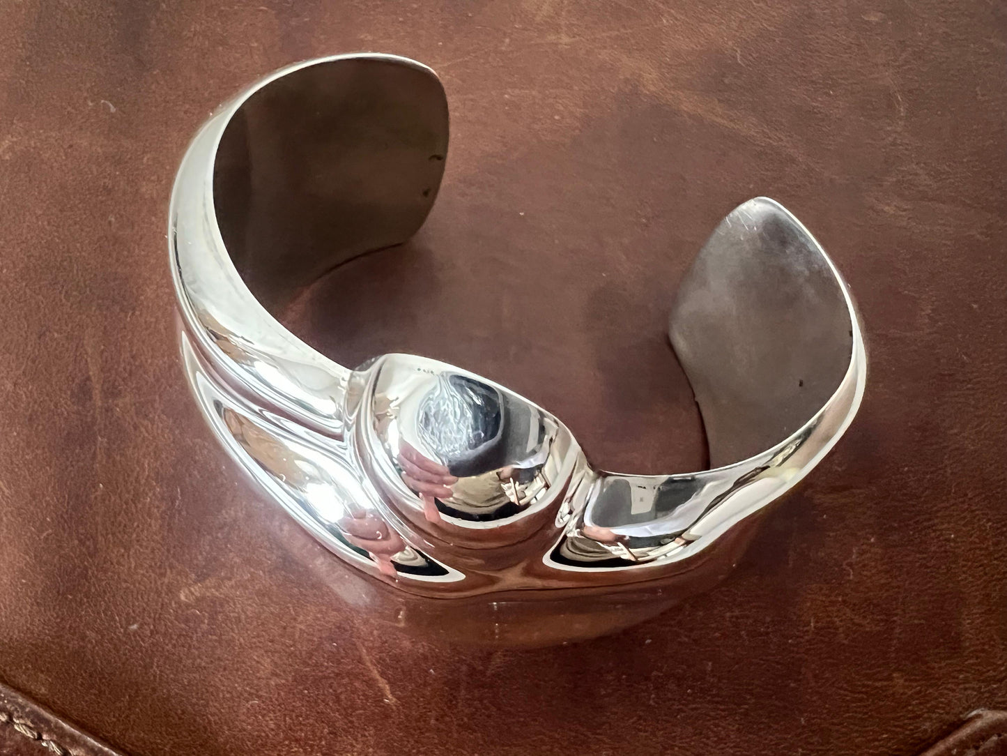 Frisman Vintage Elsa Peretti Tiffany Polished Sterling Cuff Bracelet 1982
