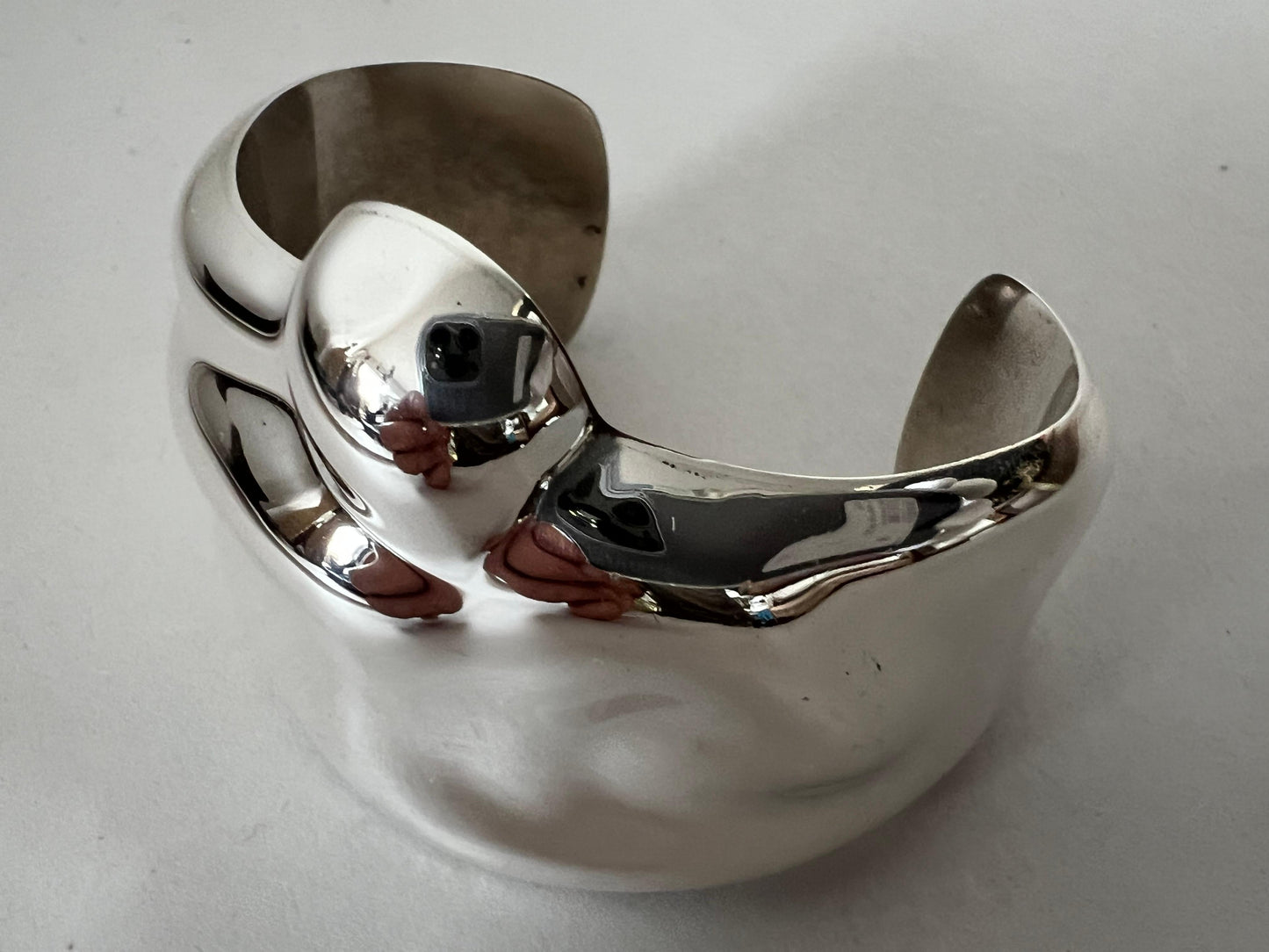 Frisman Vintage Elsa Peretti Tiffany Polished Sterling Cuff Bracelet 1982