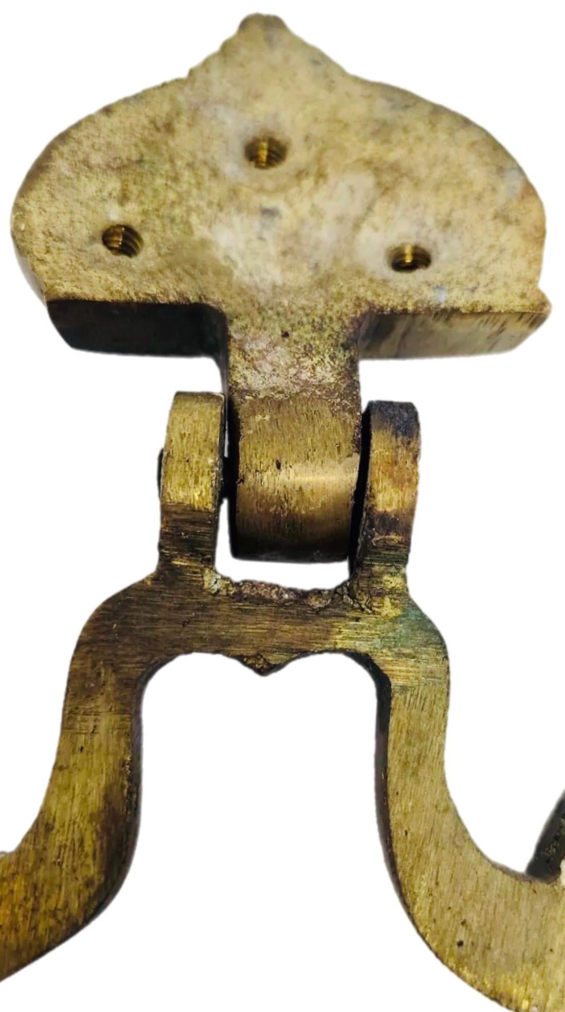 Frisman Vintage Massive Mid Century Modern 12" Gothic UK Artisan Asian Insp Door Knocker 6 lbss+
