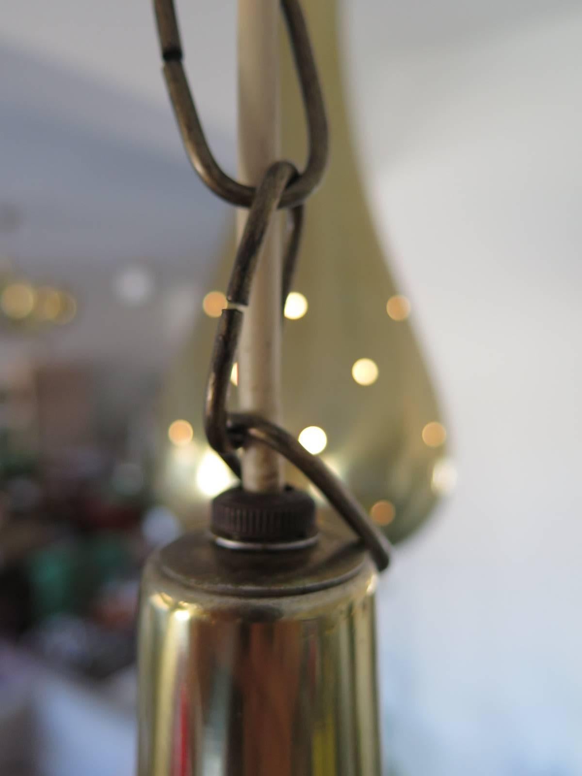 Frisman Vintage Pair of Tynell Style Pendant Lamps