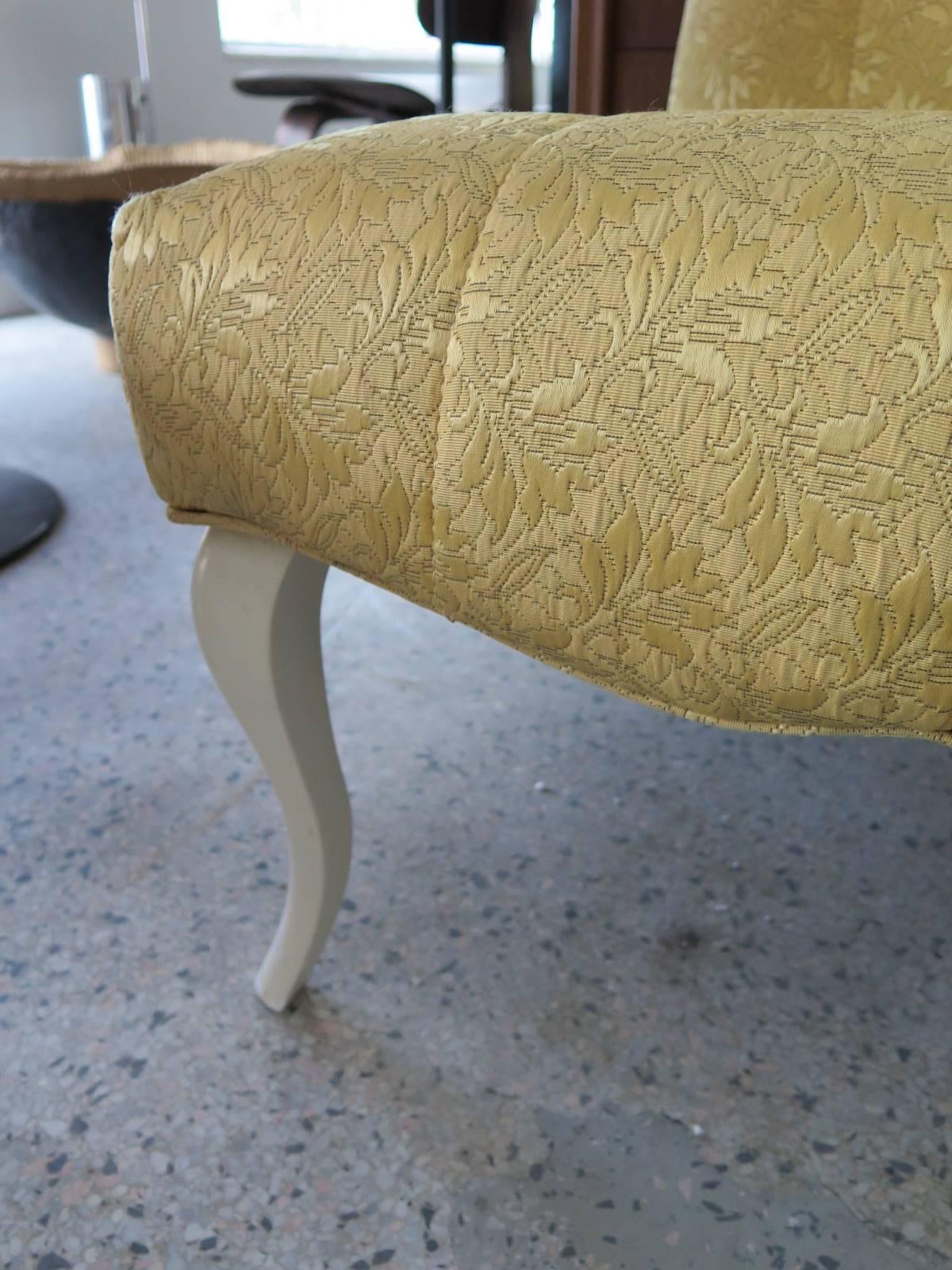Frisman Vintage Pair of Classic Slipper Chairs by Kroehler