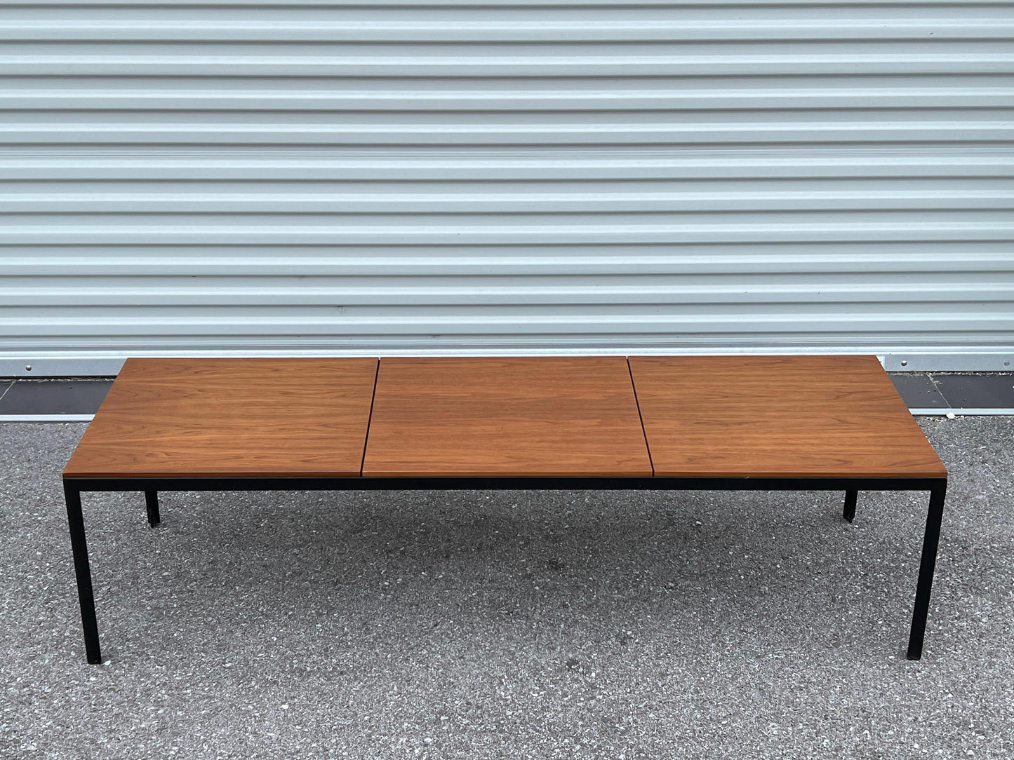 Frisman Vintage A Classic Knoll Coffee Table Or Bench With Angle Iron Frame Ca' 1960's