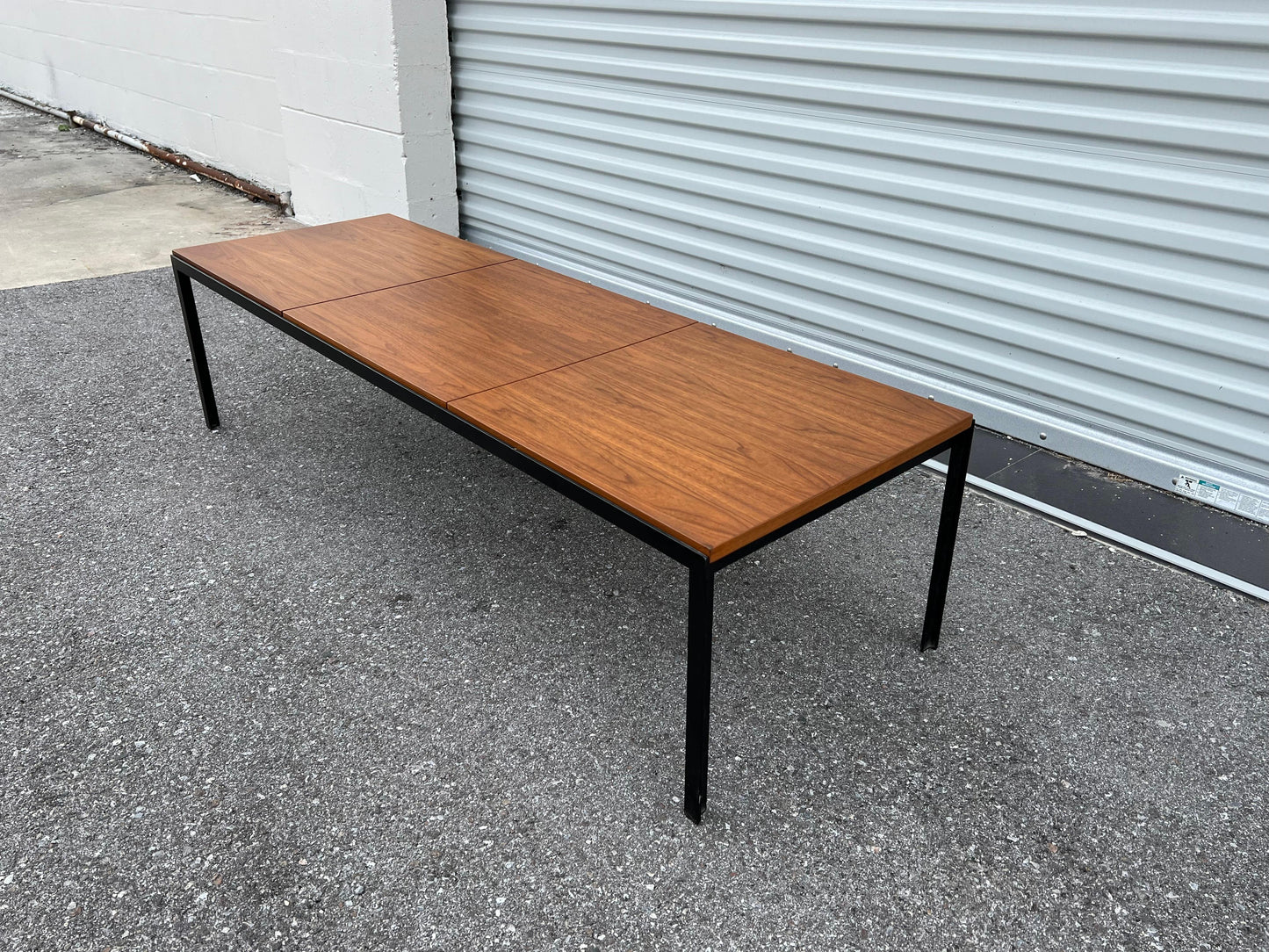 Frisman Vintage A Classic Knoll Coffee Table Or Bench With Angle Iron Frame Ca' 1960's