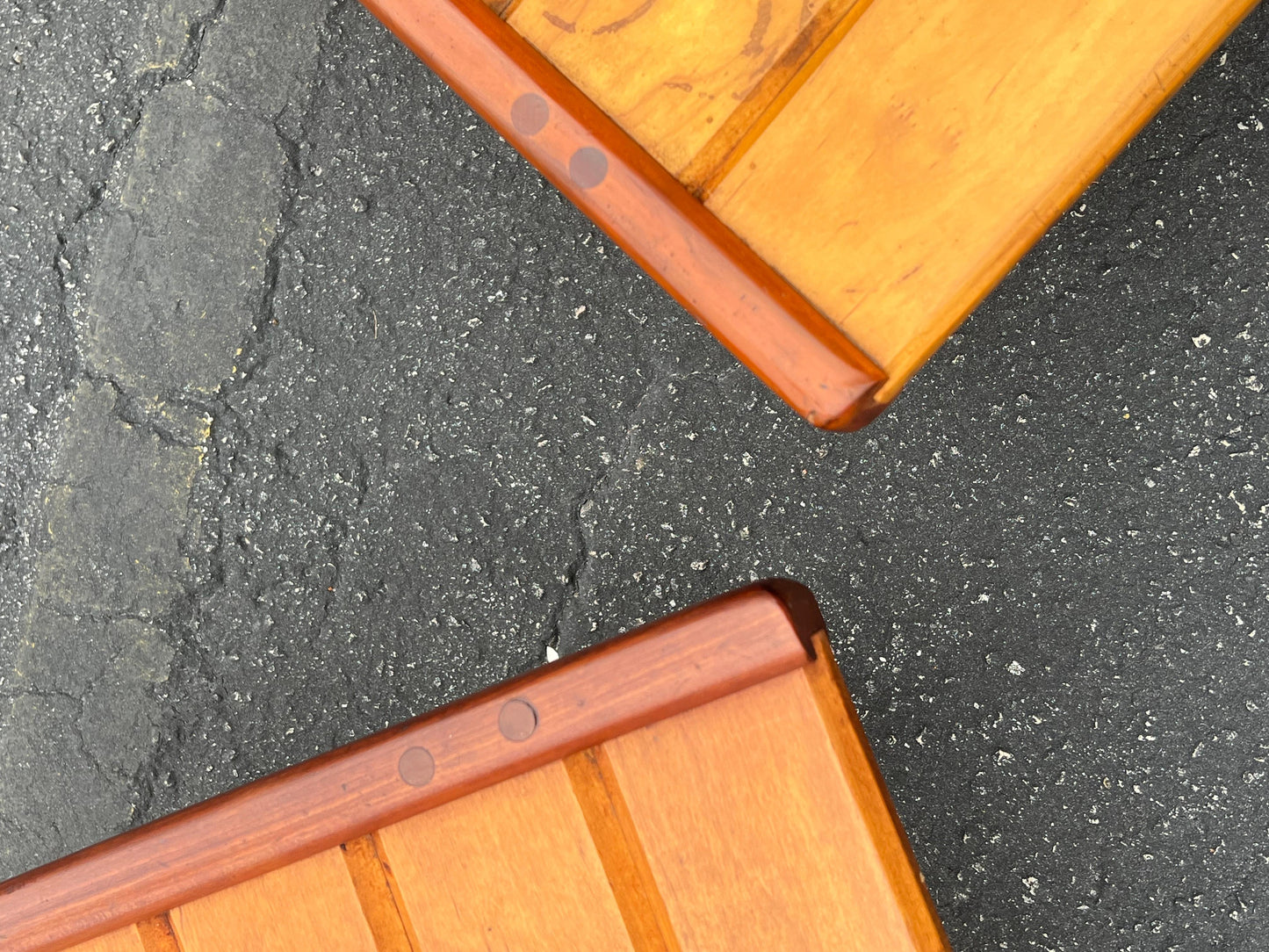 Frisman Vintage A Pair Of Unusual Hand Crafted Stools Ca' 1960's