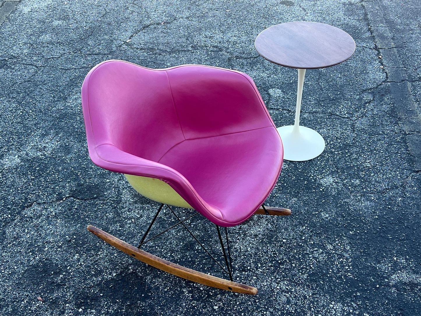 Frisman Vintage Charles Eames Classic RAR Rocking Chair Herman Miller Lemon Yellow