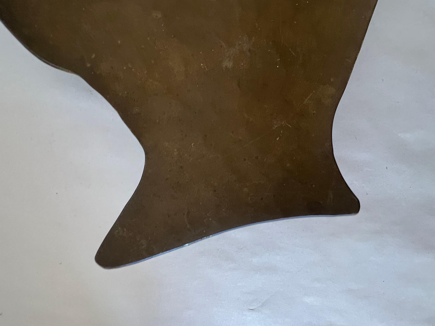Frisman Vintage Hammered Brass Fish Sculpture 1950's Made In Germany