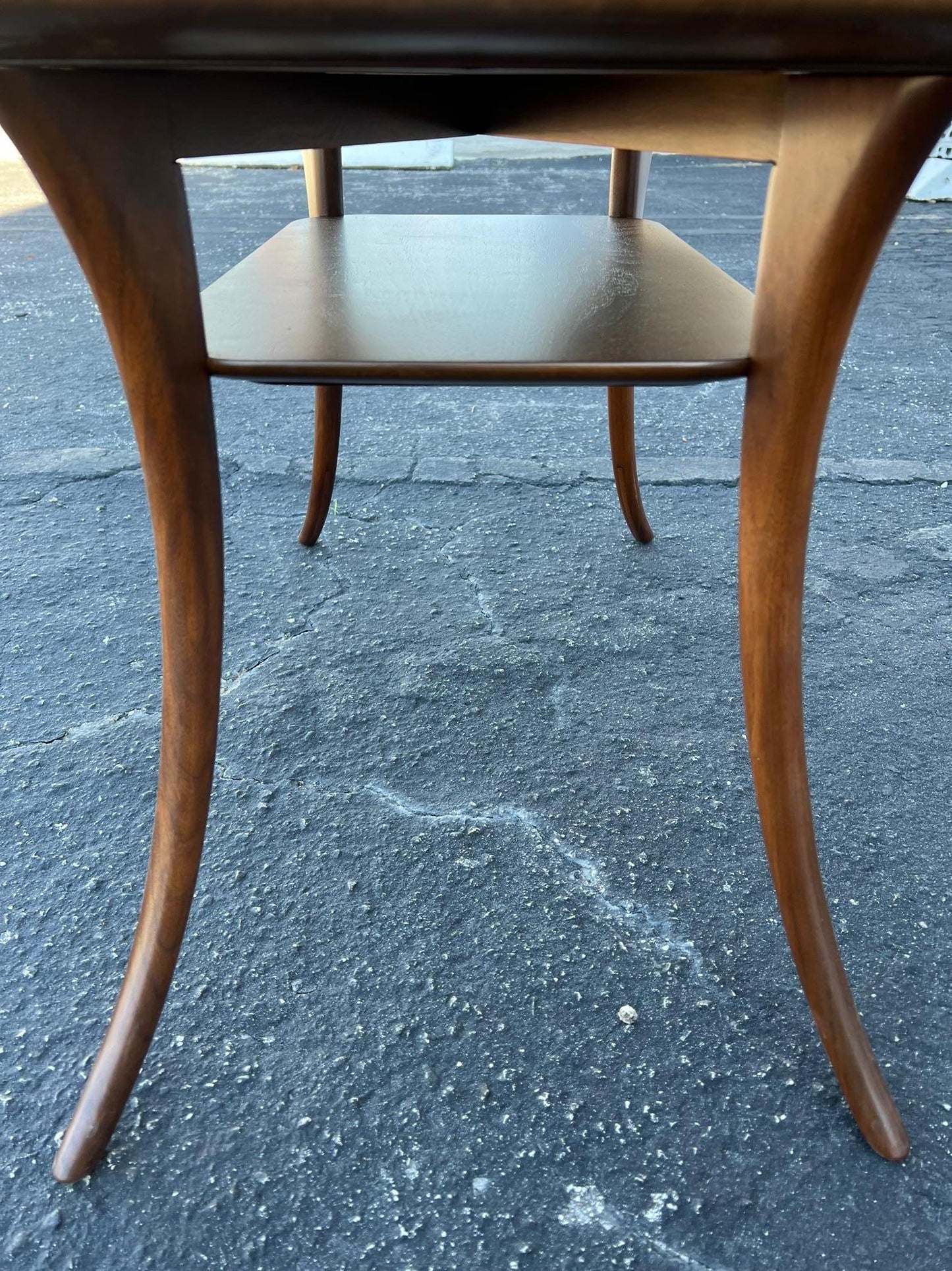 Frisman Vintage T.H. Robsjohn-Gibbings for Widdicomb Klismos Side Table