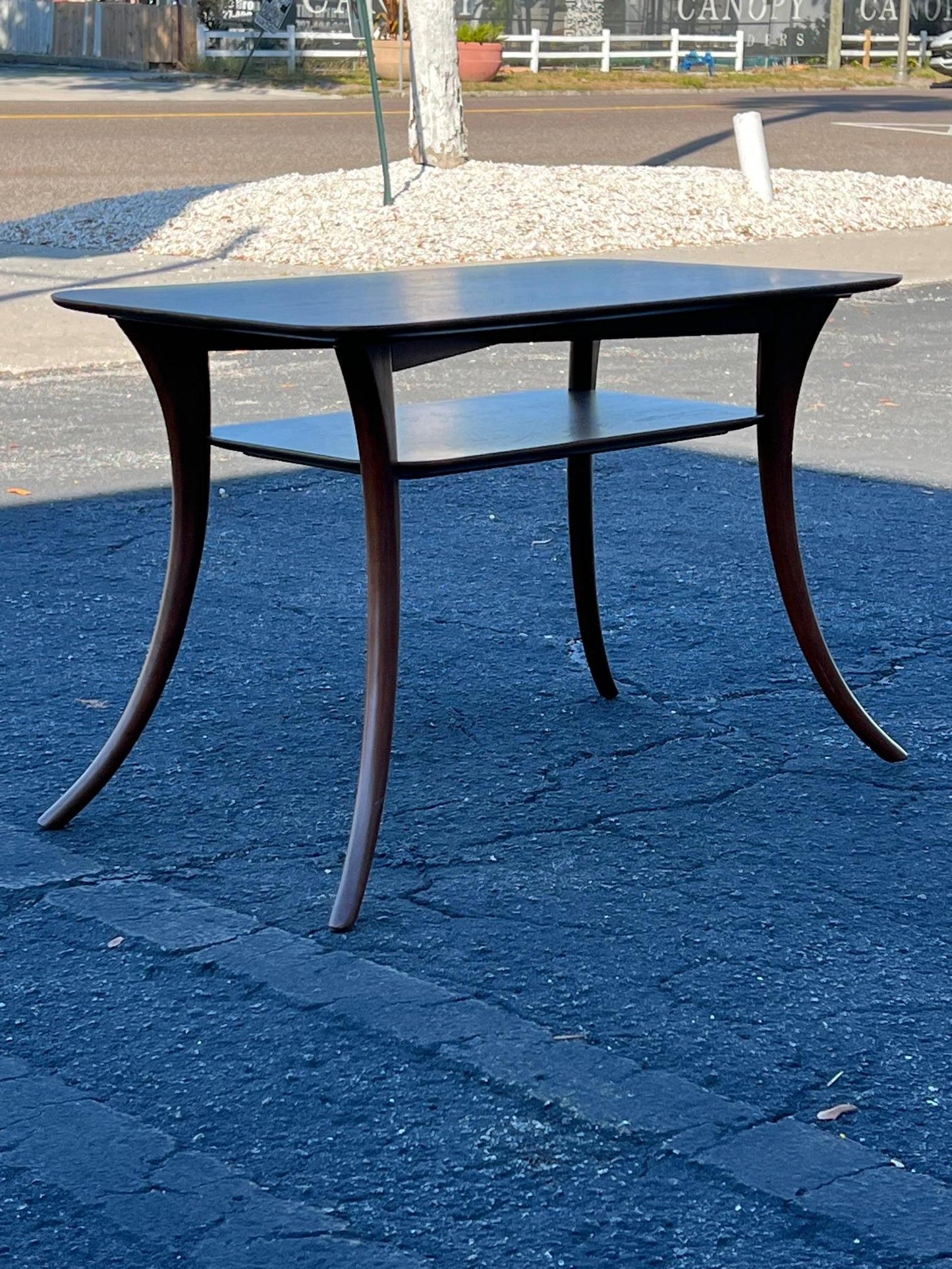 Frisman Vintage T.H. Robsjohn-Gibbings for Widdicomb Klismos Side Table