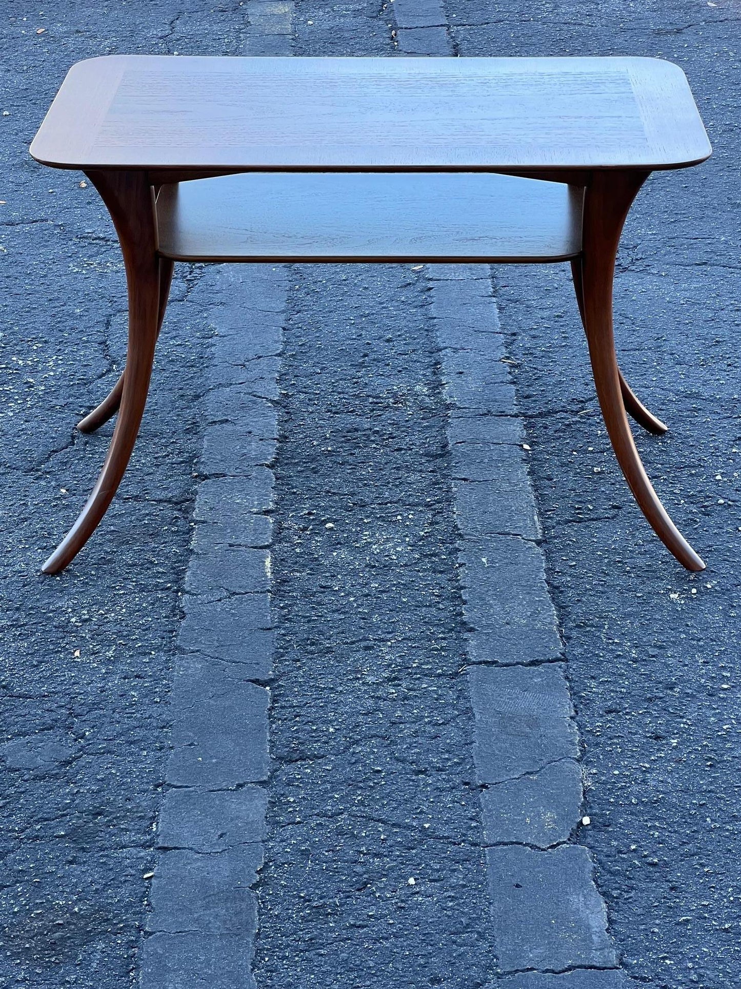 Frisman Vintage T.H. Robsjohn-Gibbings for Widdicomb Klismos Side Table