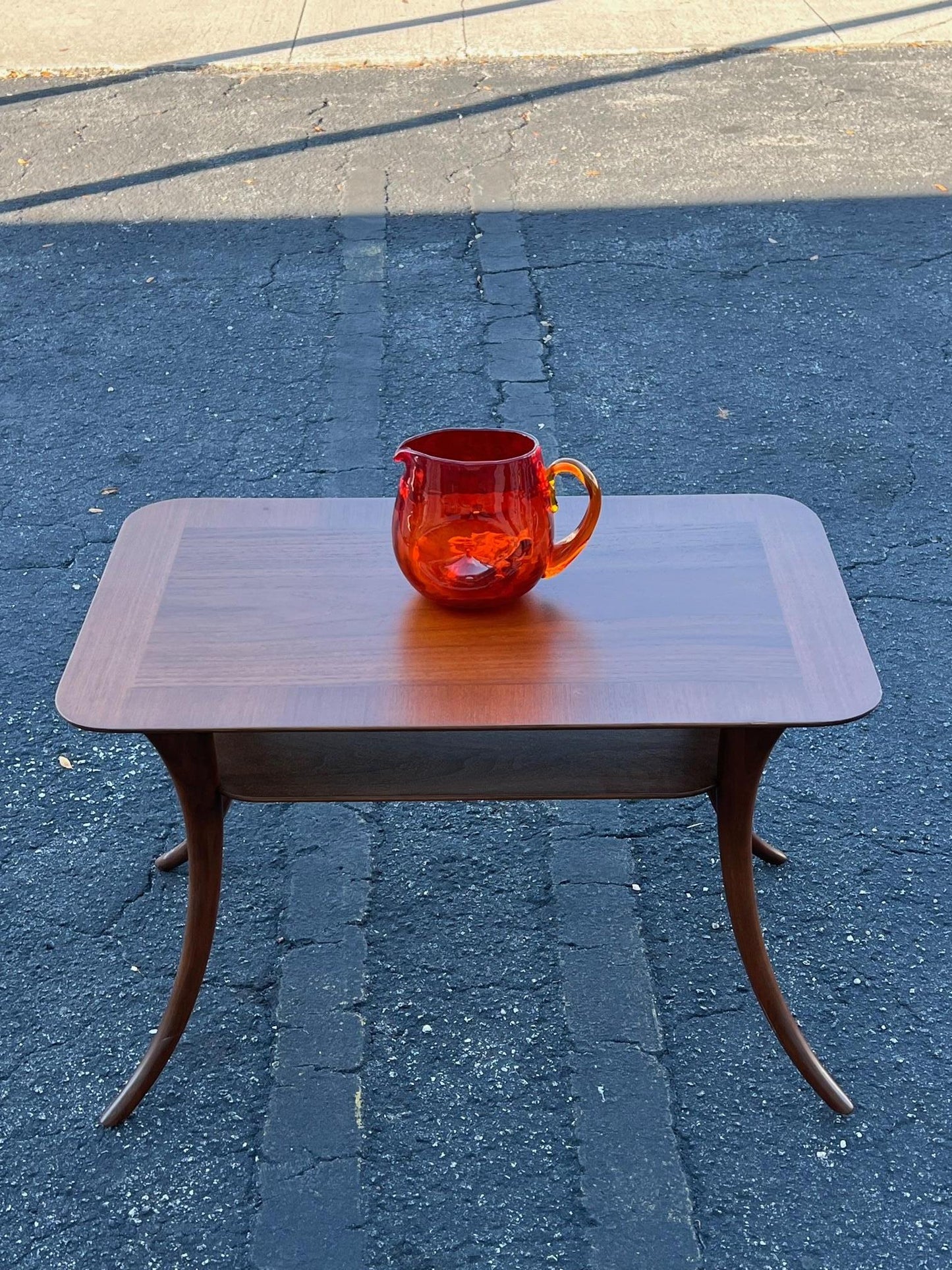 Frisman Vintage T.H. Robsjohn-Gibbings for Widdicomb Klismos Side Table