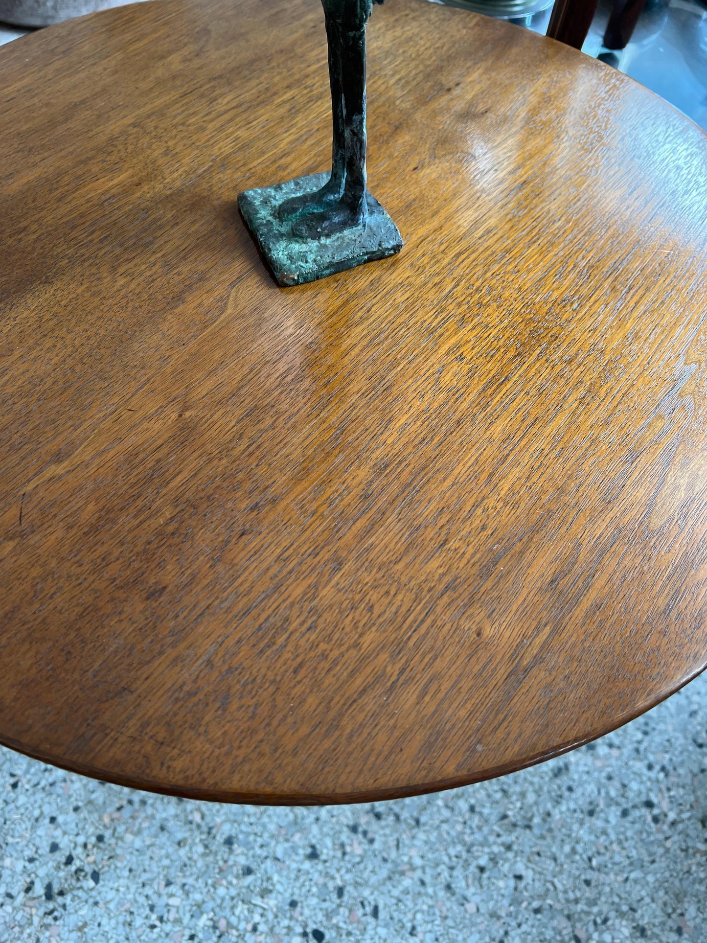 Frisman Vintage Knoll Saarinen Side Table with Walnut Top