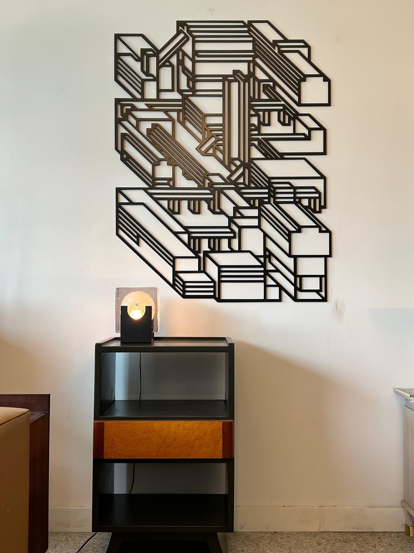 Frisman Vintage Aluminium Relief By Andrei Prolettski