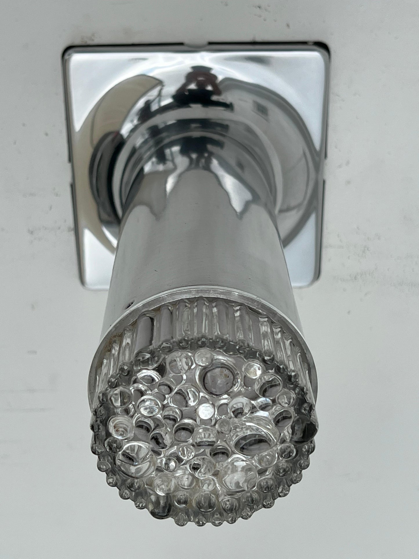 Frisman Vintage A Pair Of Polished Aluminum Lights By Ilum ca' 1970's Space Age