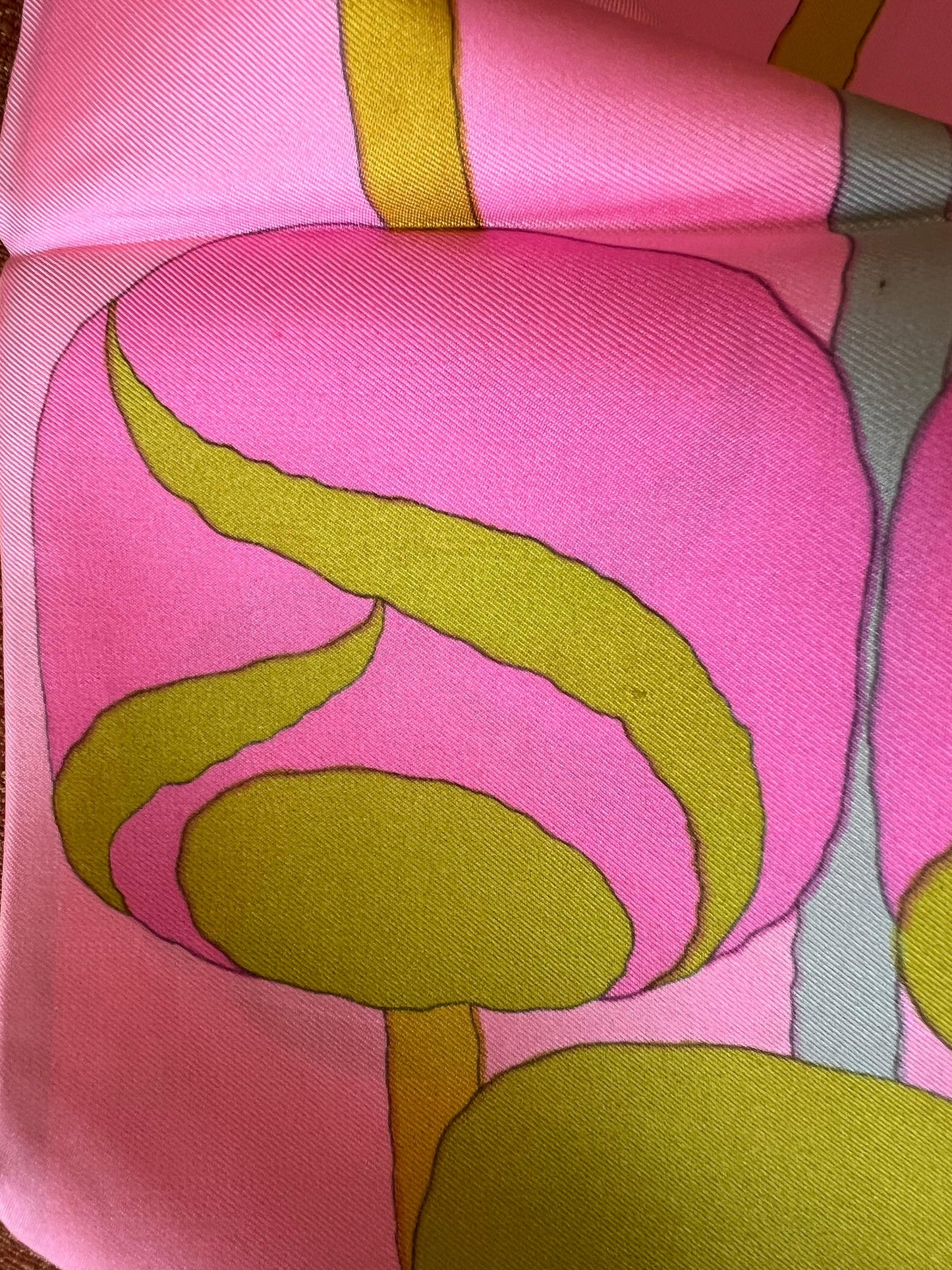 Frisman Vintage Unusual Silk Scarf By Christian Dior 1960's