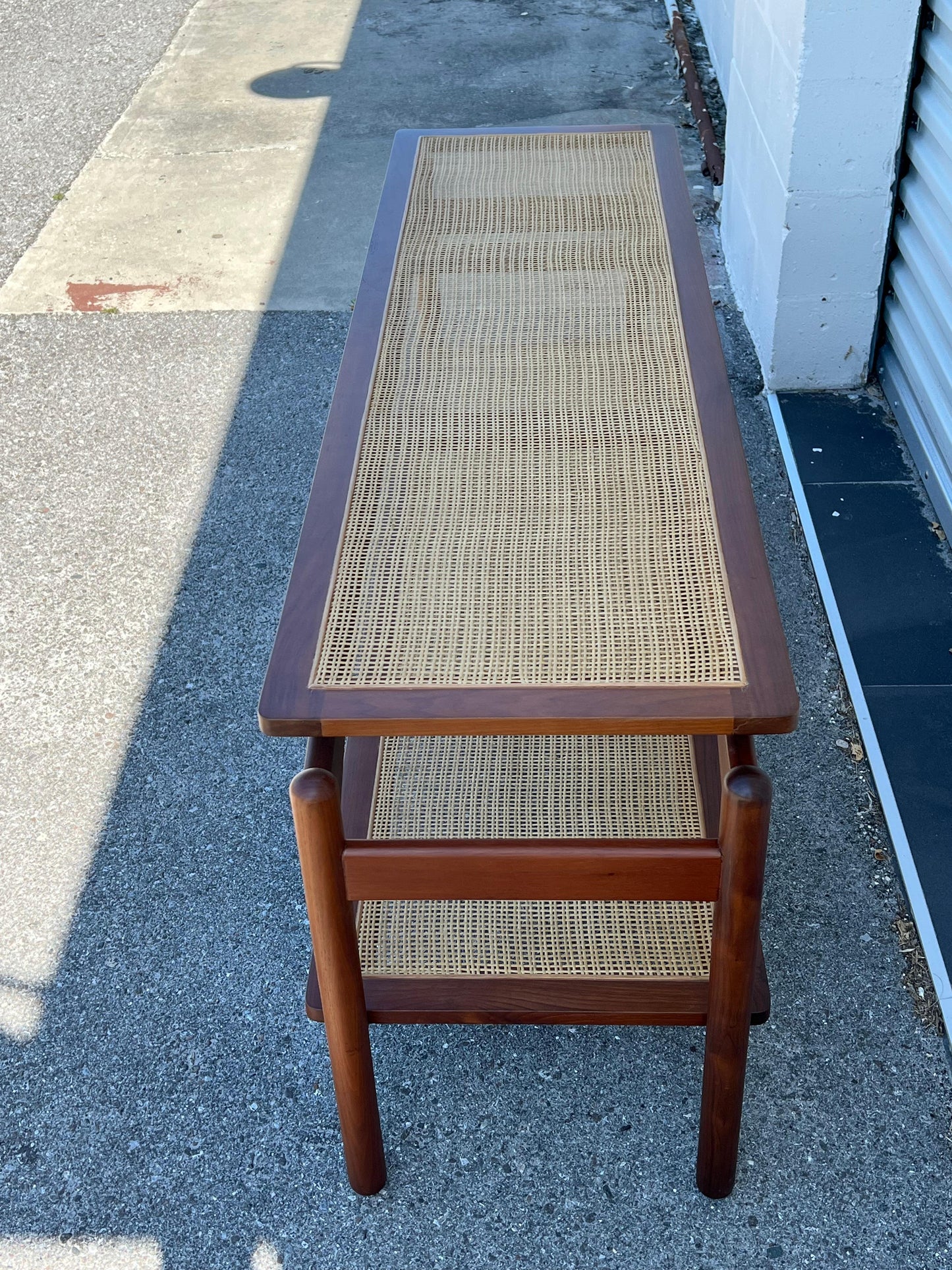 Frisman Vintage Floating Console Table by Greta Grossman for Glenn of California