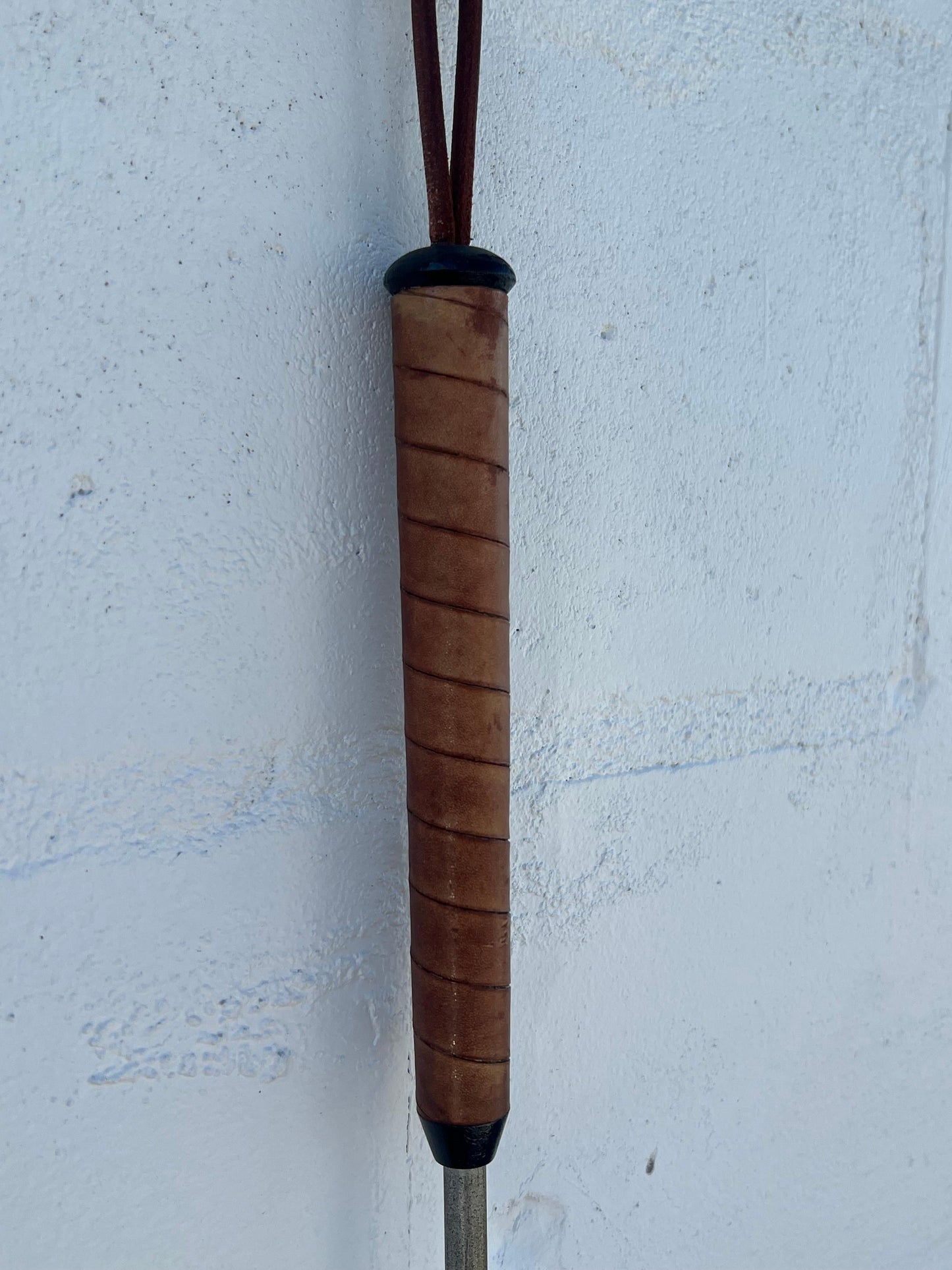 Frisman Vintage Modernist Firetools With Leather Wrapped Handles Ca' 1950's