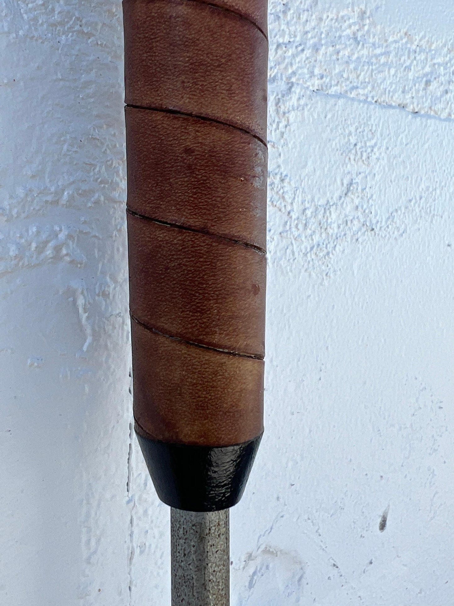Frisman Vintage Modernist Firetools With Leather Wrapped Handles Ca' 1950's