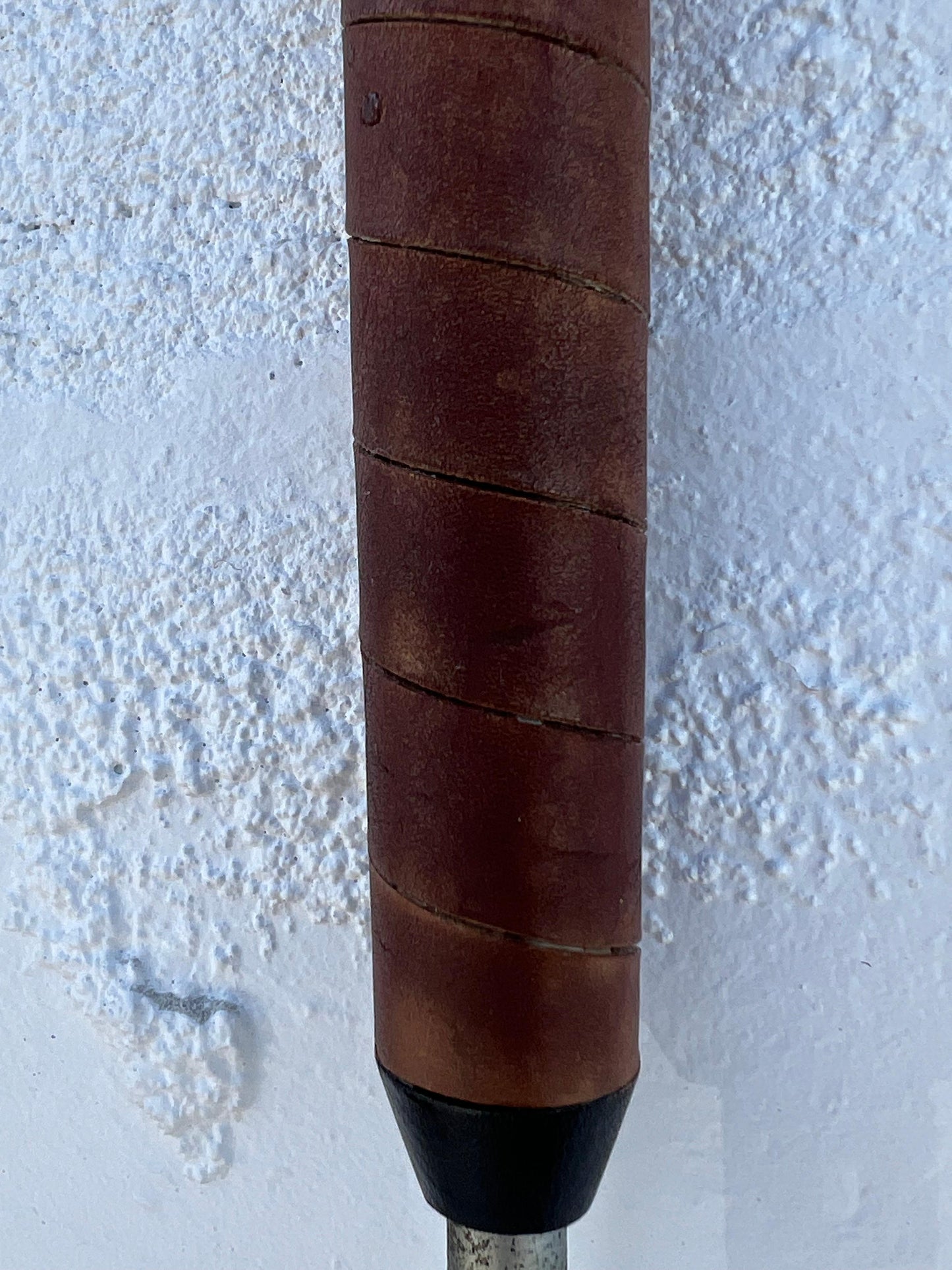 Frisman Vintage Modernist Firetools With Leather Wrapped Handles Ca' 1950's