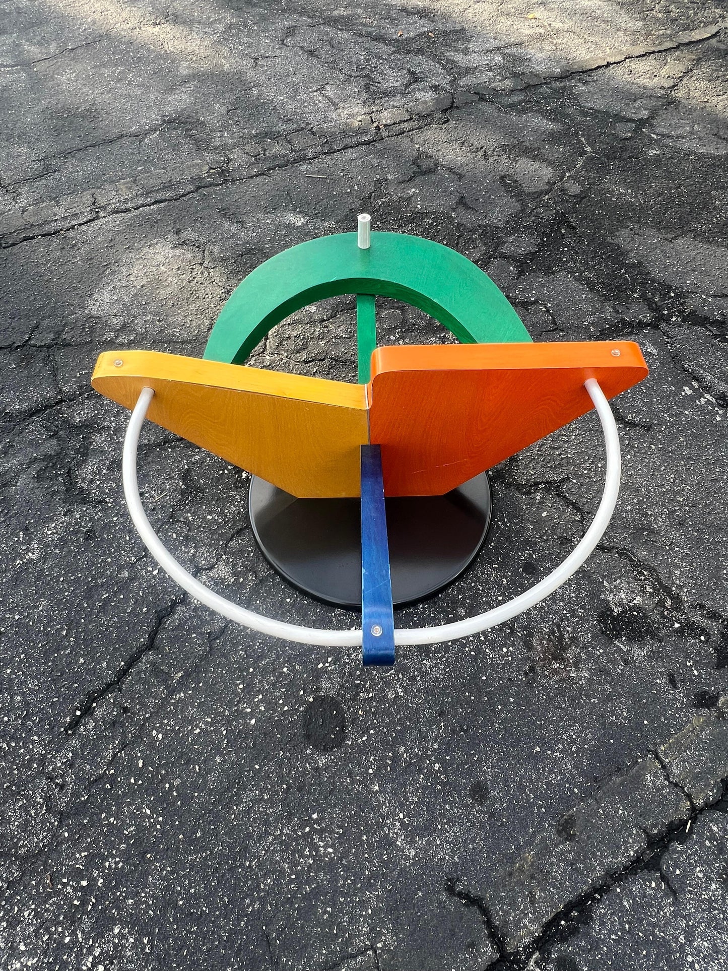 Frisman Vintage Funky Post Modern Colorful Coffee Table ca' 1990