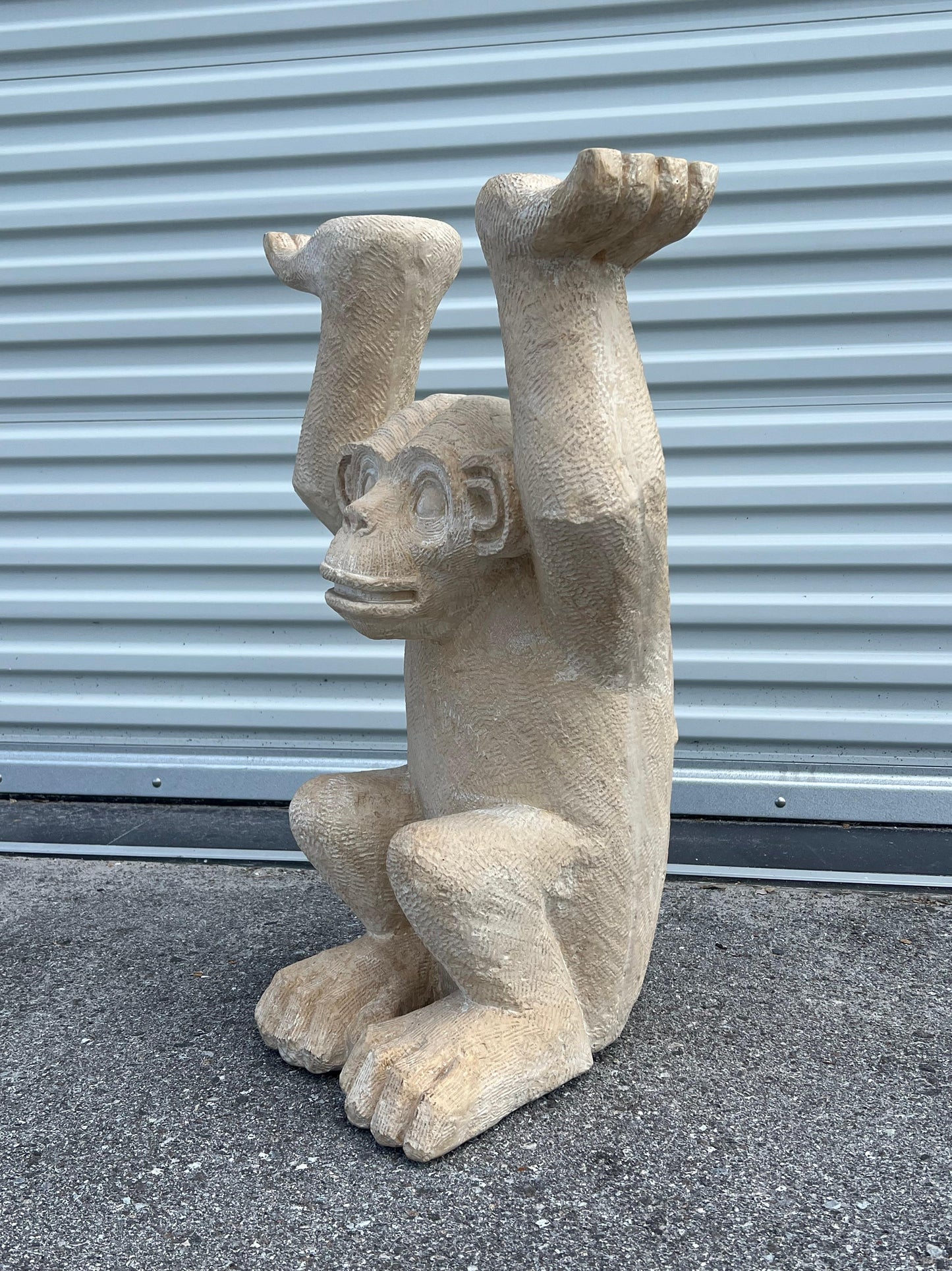 Frisman Vintage Cast Concrete Monkey Console Table Ca' 1970's
