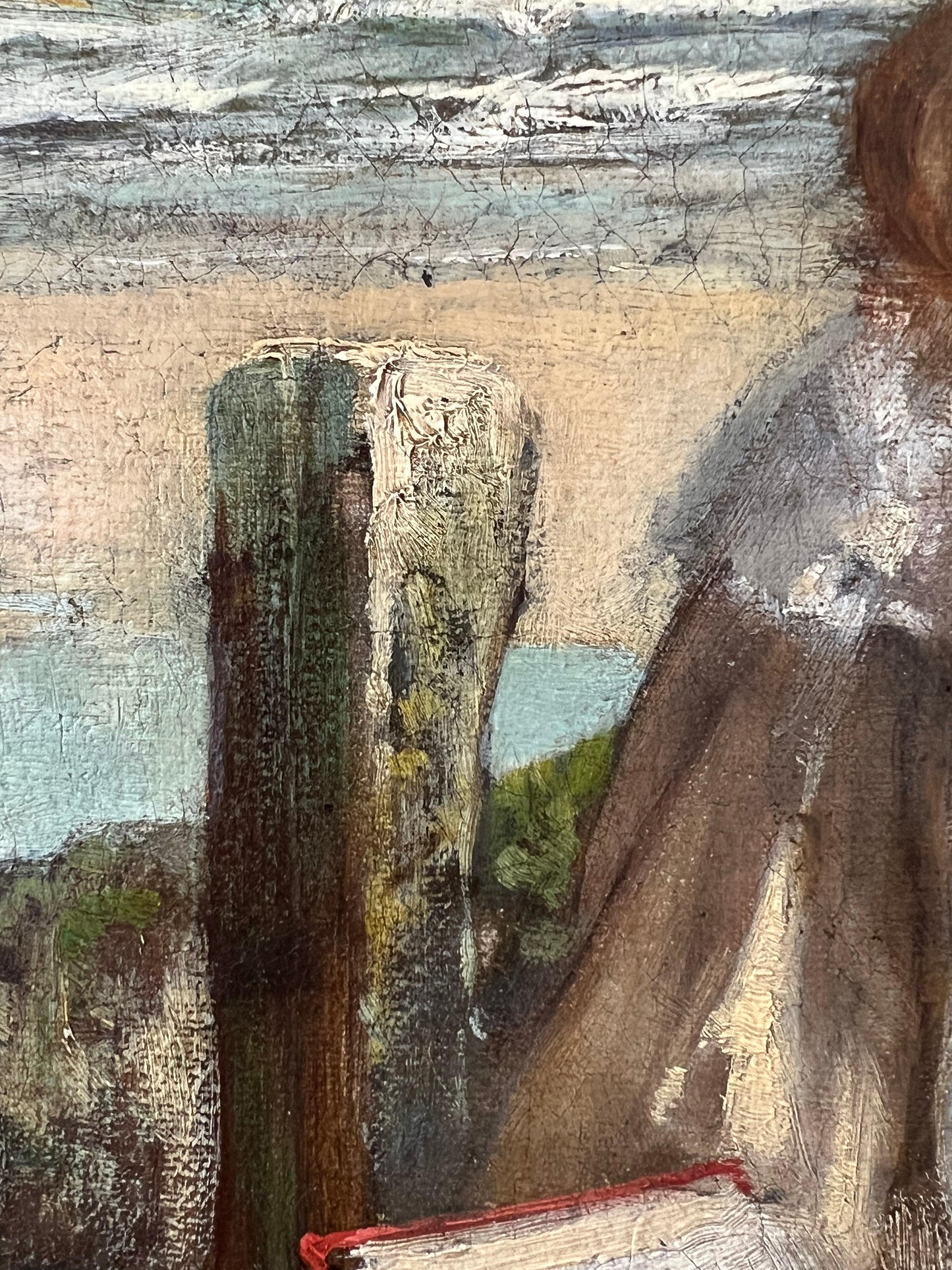 Frisman Vintage A Painting By Water Herbert Roe Ca' 1900