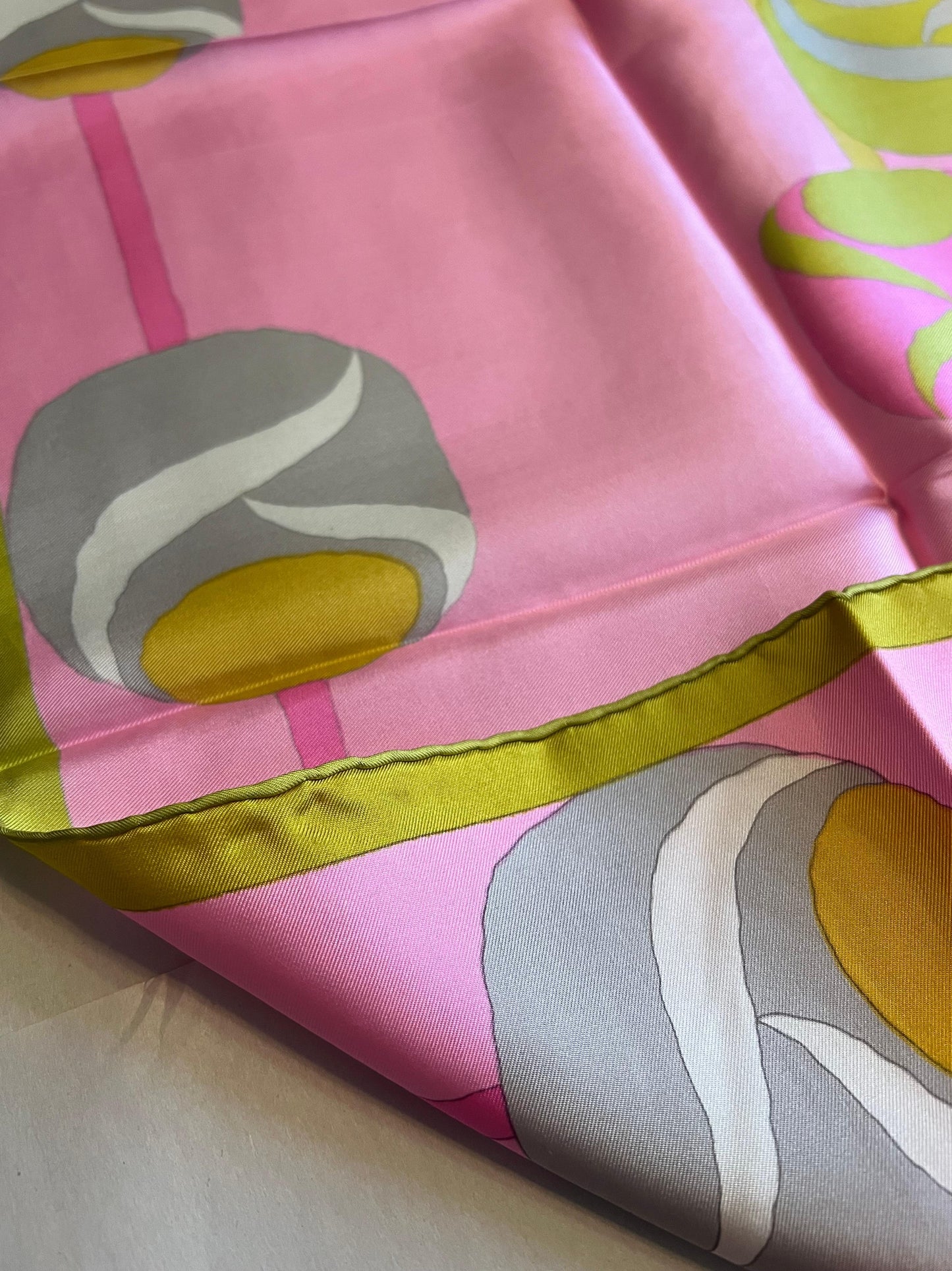 Frisman Vintage Unusual Silk Scarf By Christian Dior 1960's