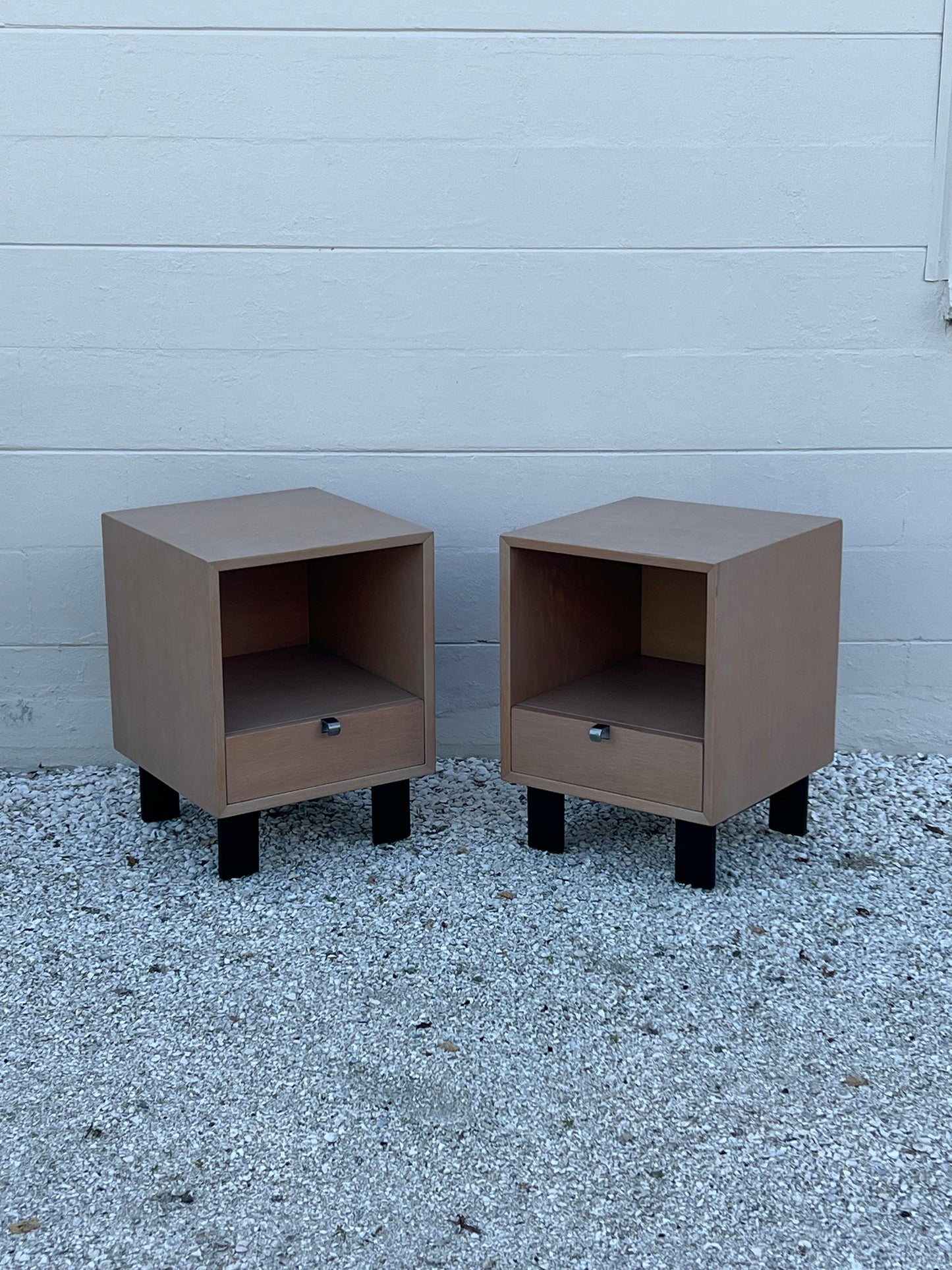 Frisman Vintage A Classic Pair of George Nelson Night Stands Herman Miller Basic Series 1950's