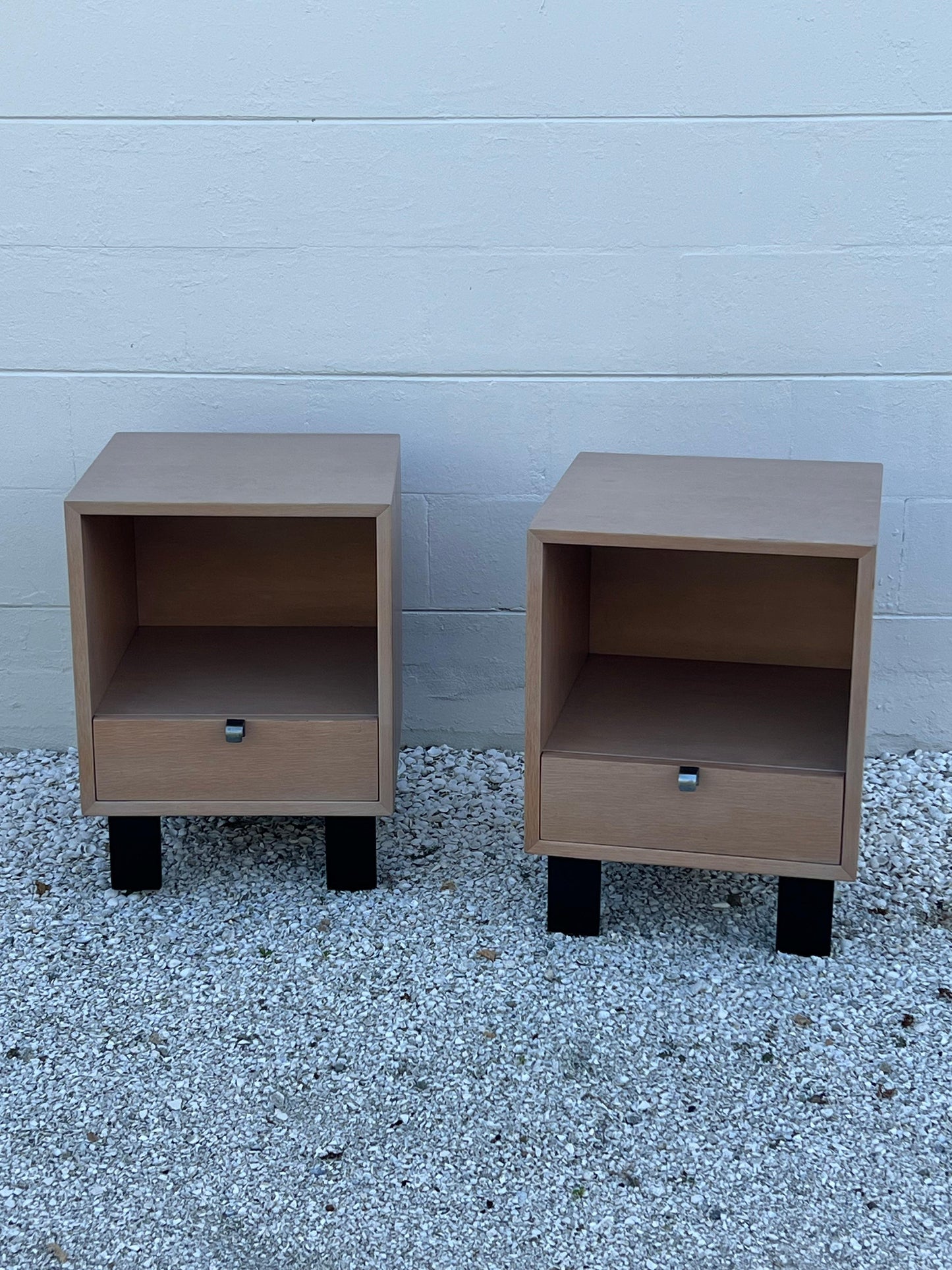 Frisman Vintage A Classic Pair of George Nelson Night Stands Herman Miller Basic Series 1950's