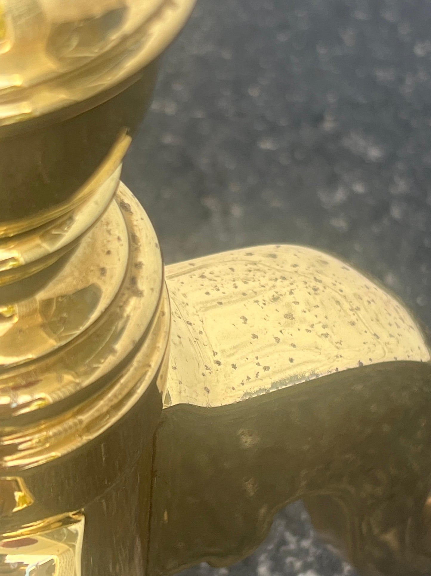 Frisman Vintage Vintage Brass Gueridon With Glass Top Ca' 1950's