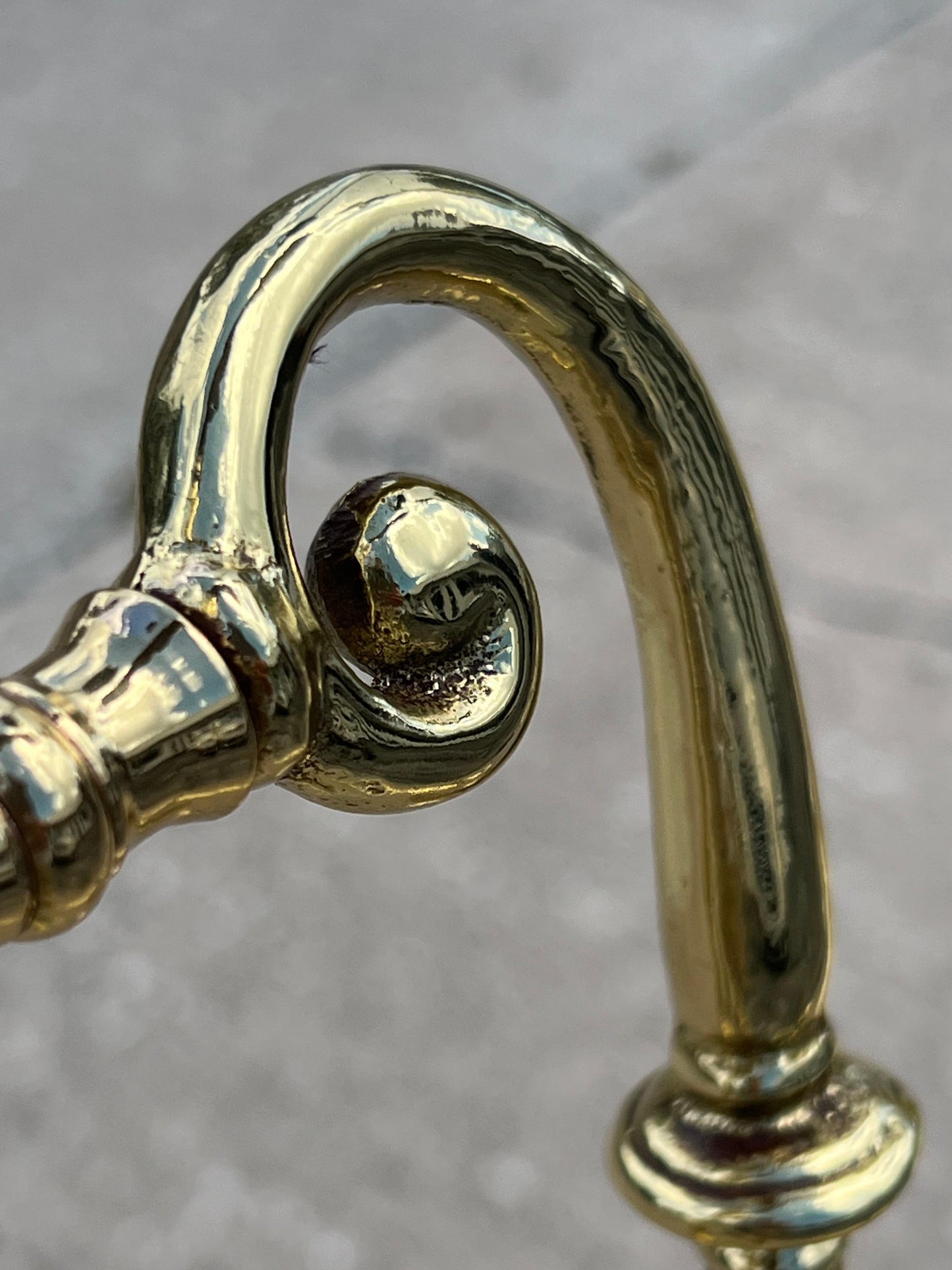 Frisman Vintage A Matched Pair Of Heavy Brass Valets Polished